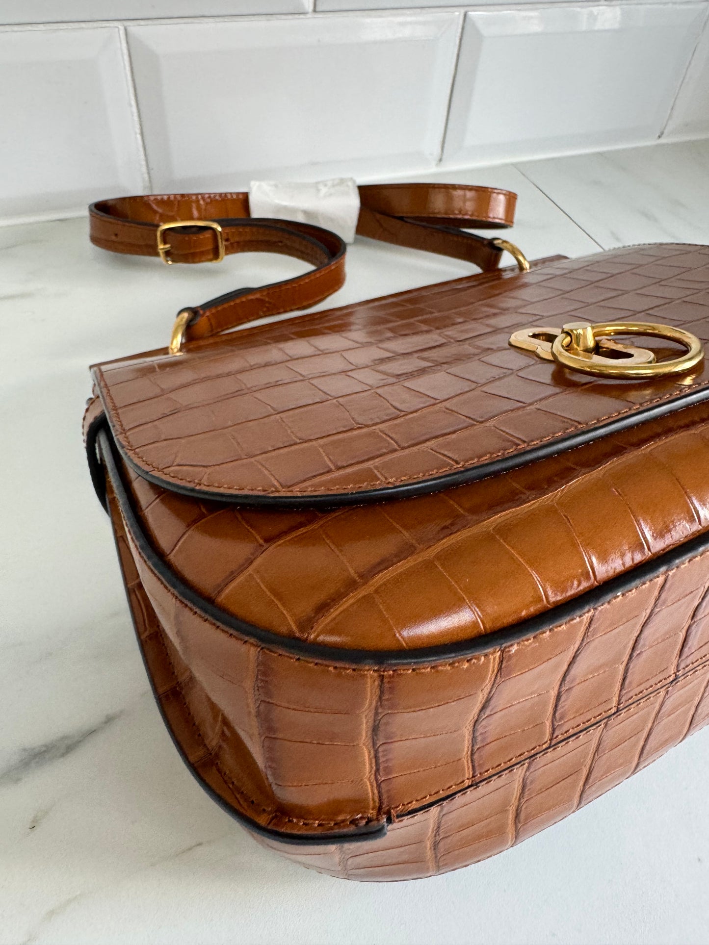 Mulberry Large Amberley - Tobacco Brown