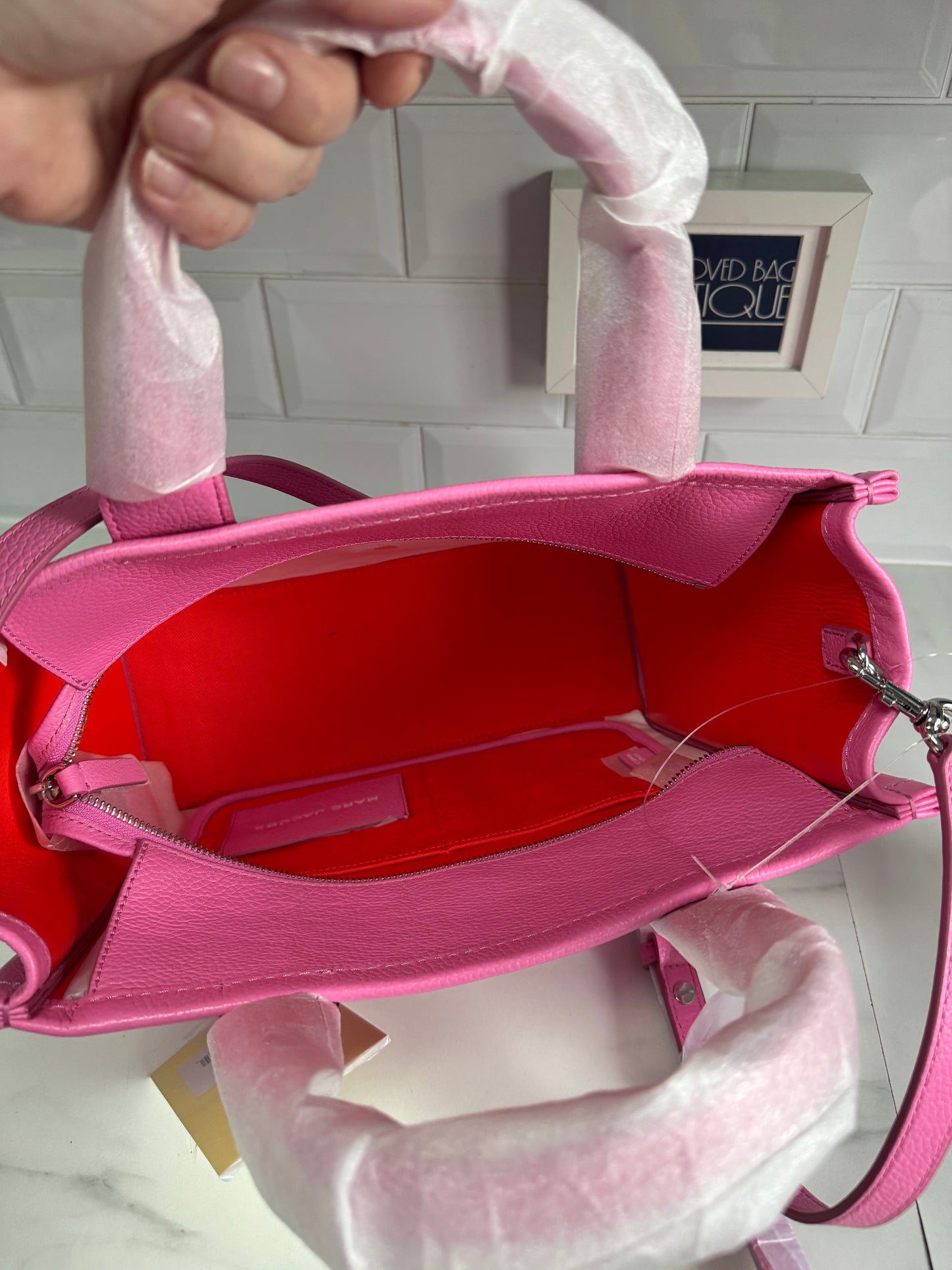 Marc Jacobs Medium Tote Bag - Hot Pink
