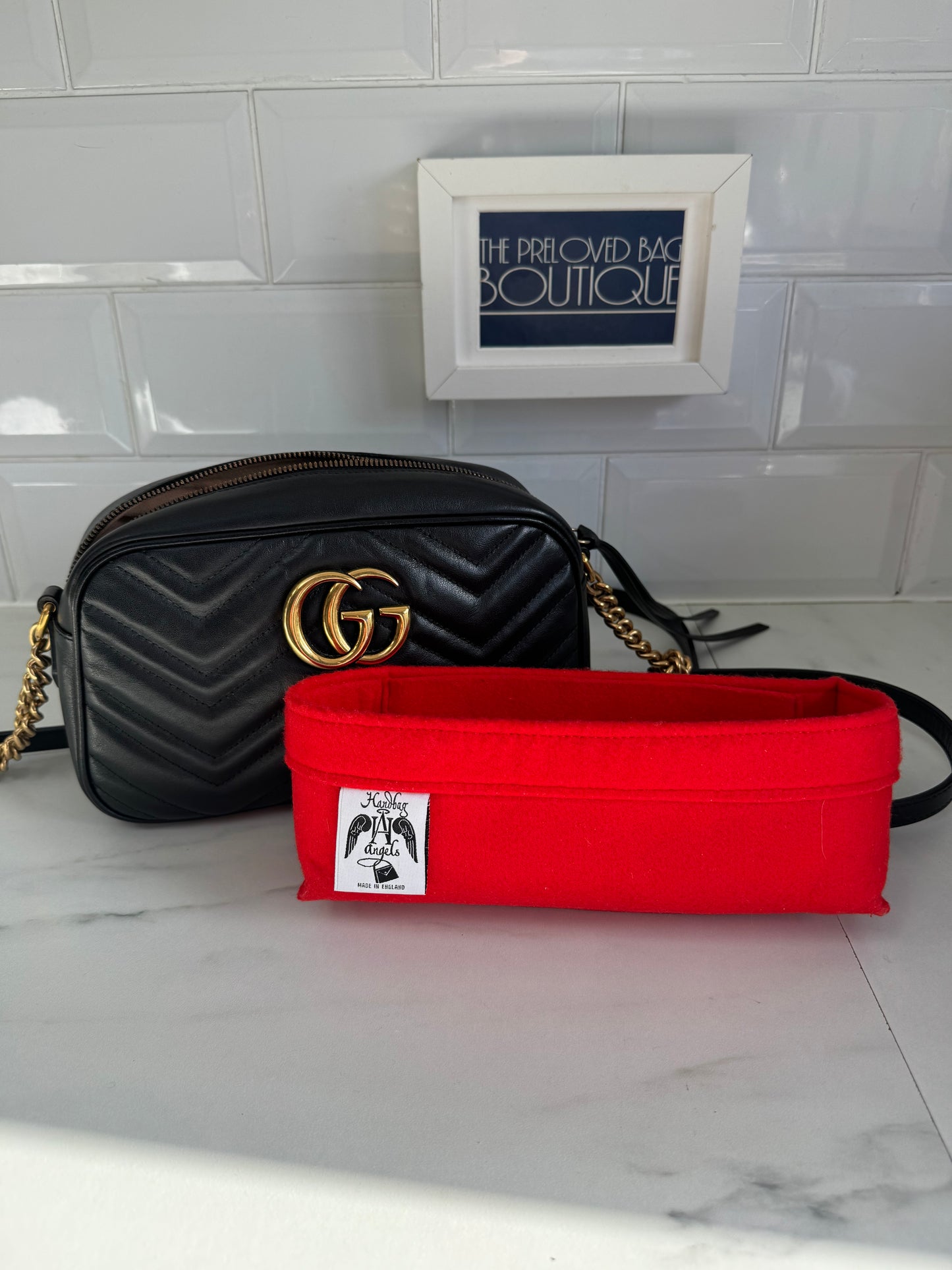 Gucci Marmont Small Shoulder Bag - Black