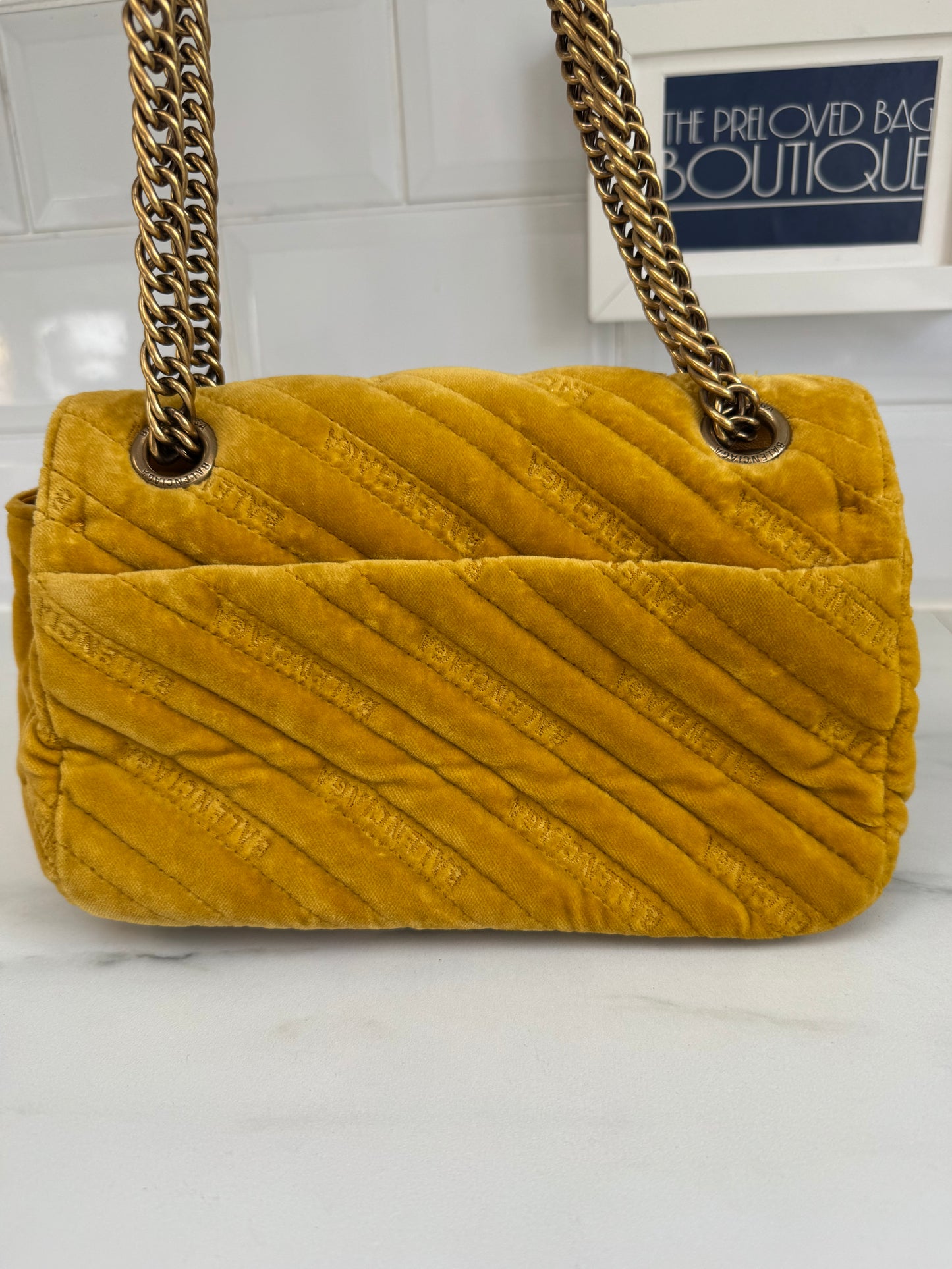 Balenciaga Camera Bag - Ochre/Mustard
