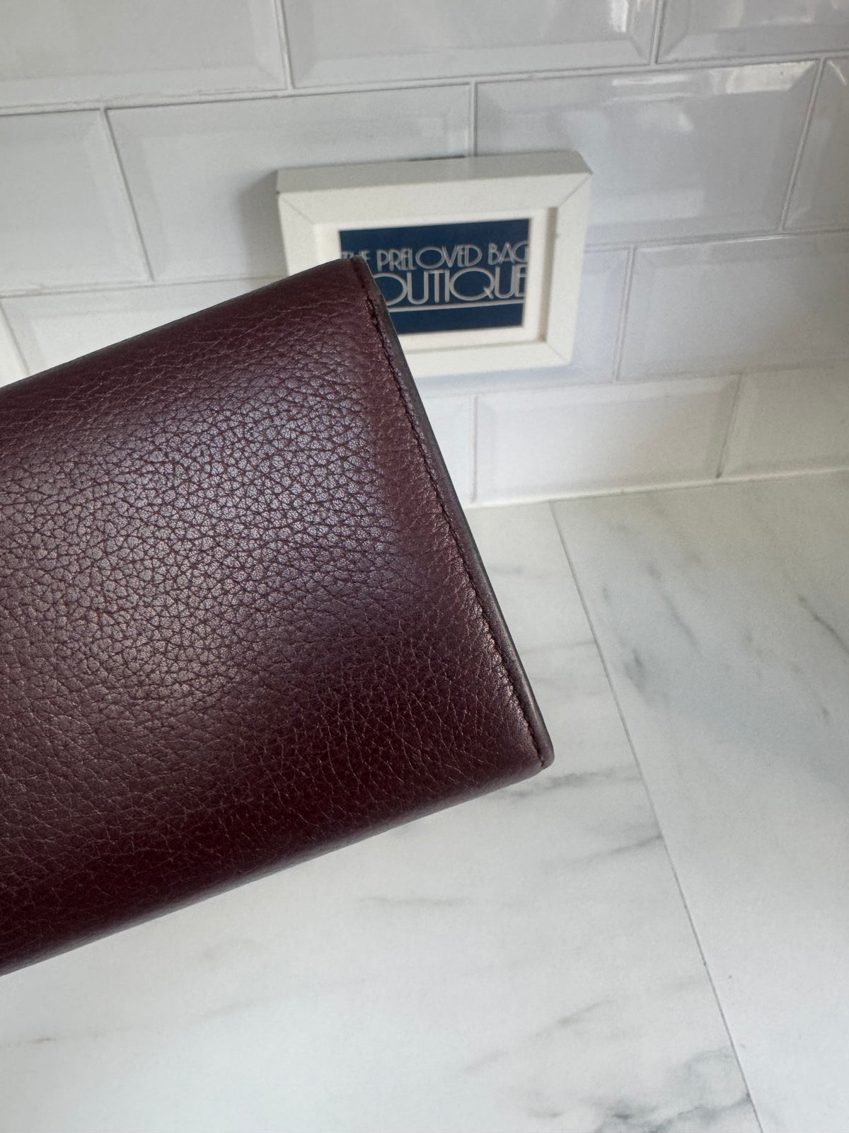 Mulberry Continental Plaque Wallet - Oxblood
