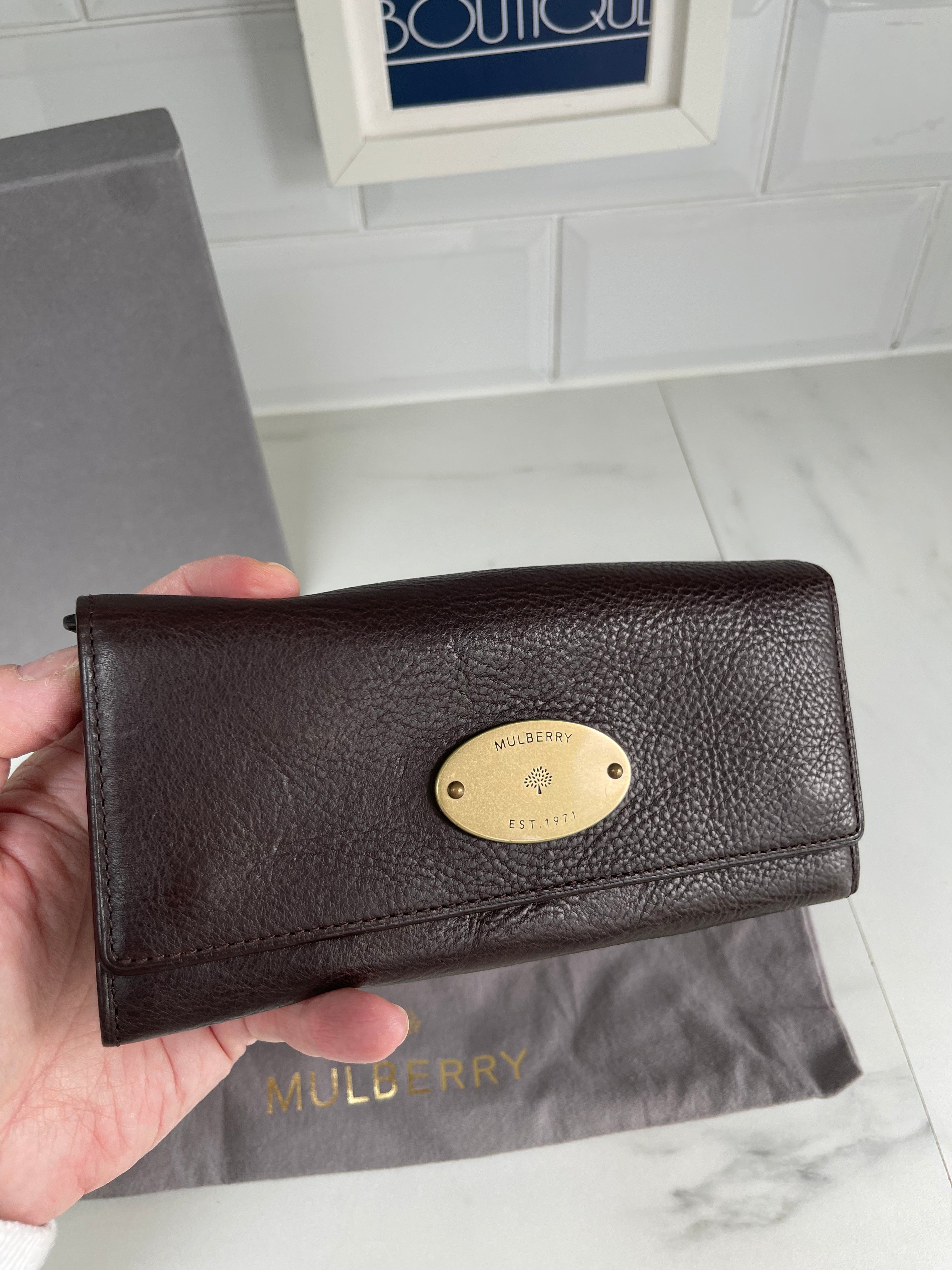 Mulberry plaque wallet new arrivals