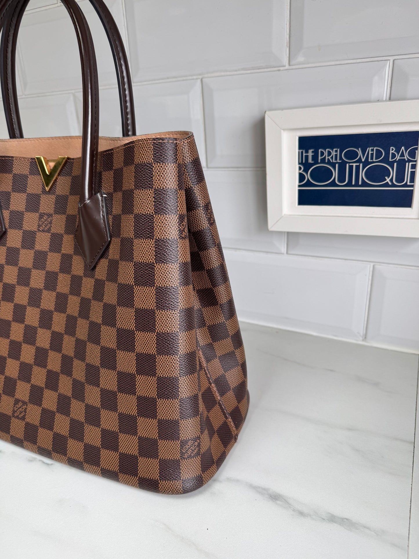 Louis Vuitton Kensington Tote - Damier Ebene