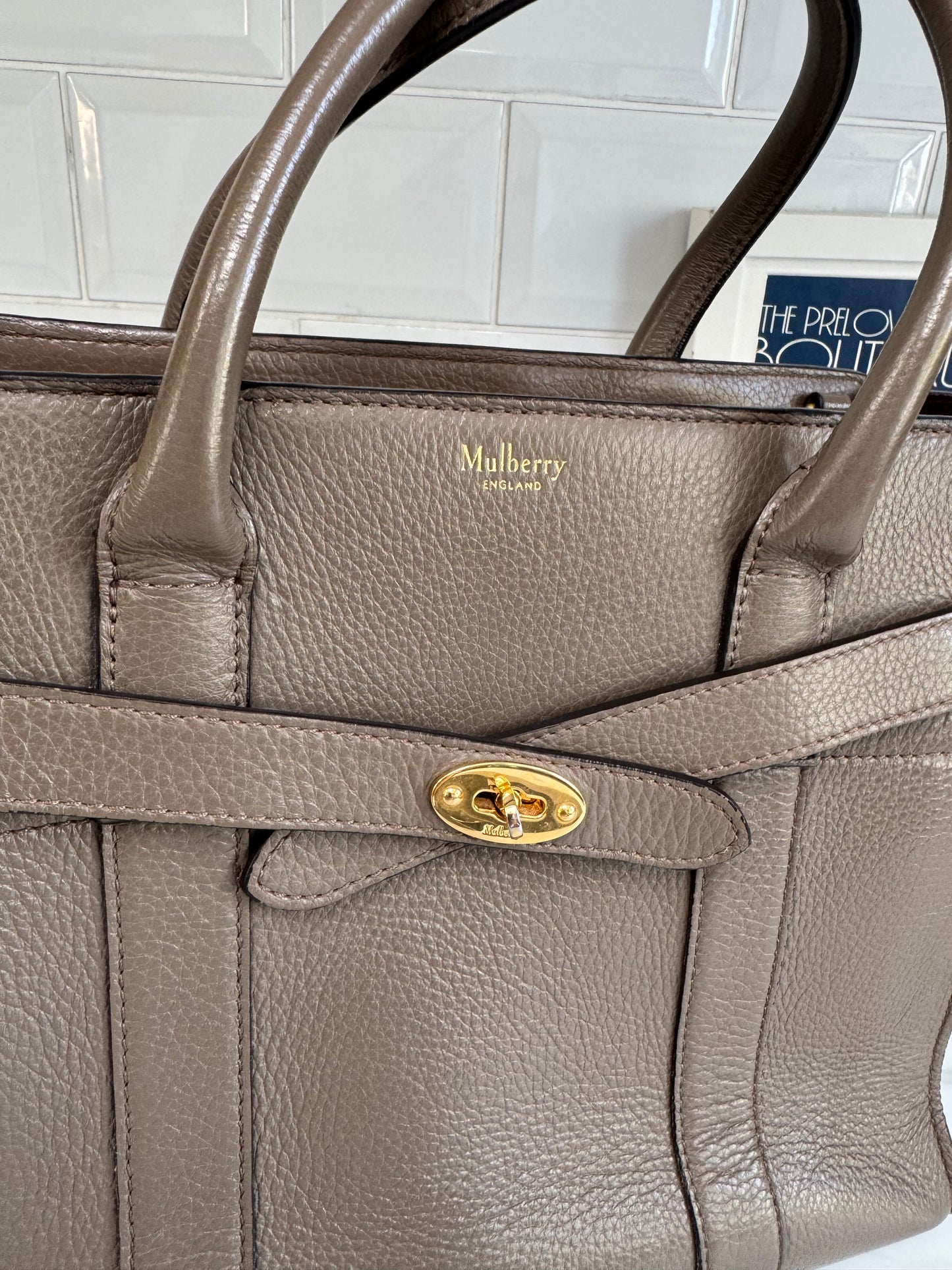 Mulberry Small Belted Bayswater - Clay