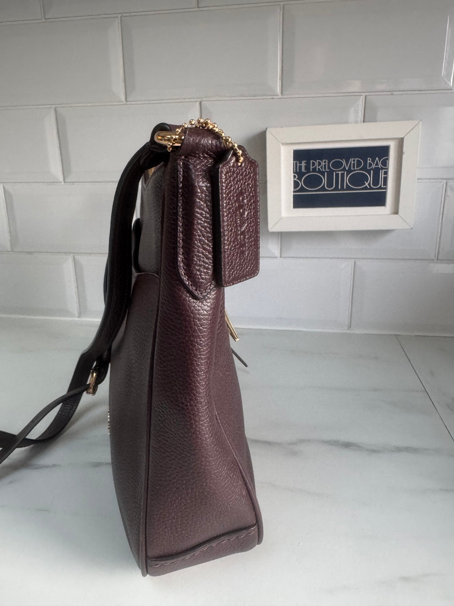 Coach Chaise Crossbody Bag - Burgundy