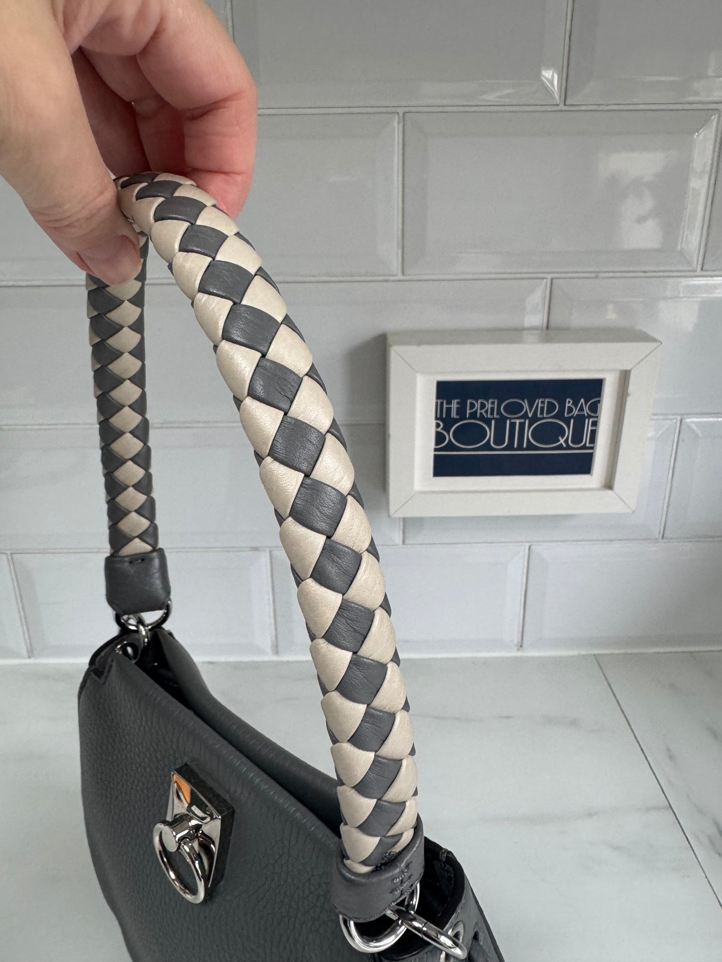 Mulberry Mini Iris Hobo - Charcoal