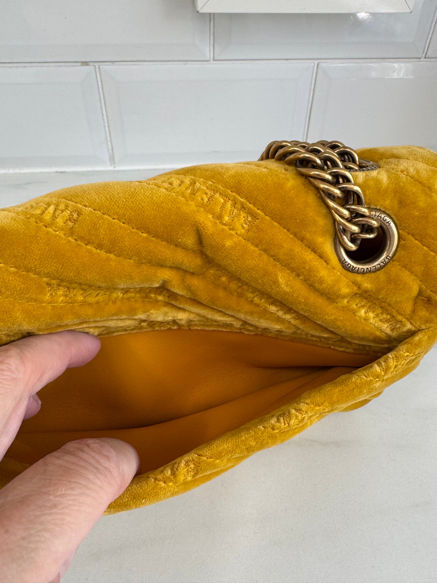 Balenciaga Camera Bag - Ochre/Mustard