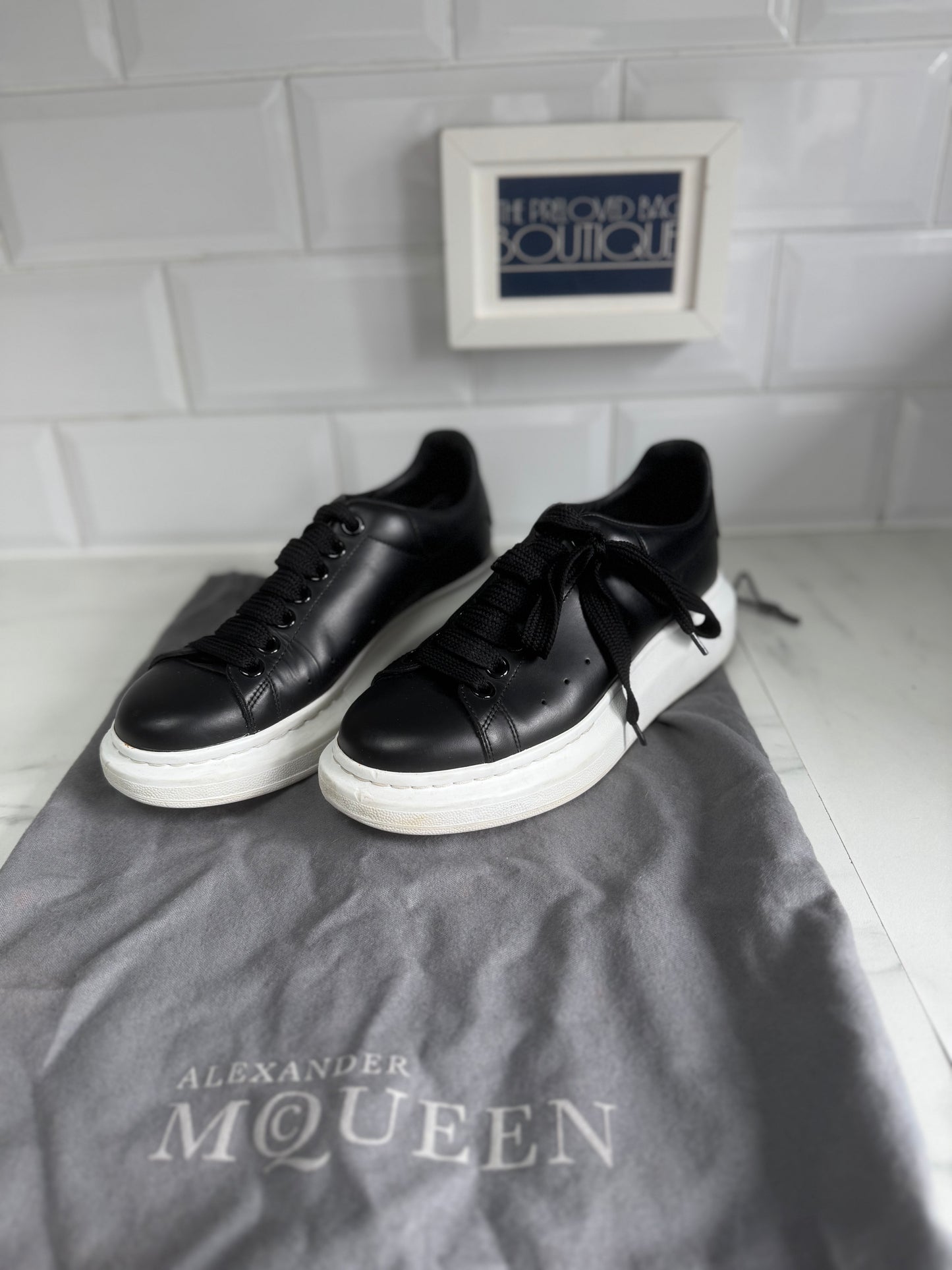 Alexander McQueen Sneakers - Black and White