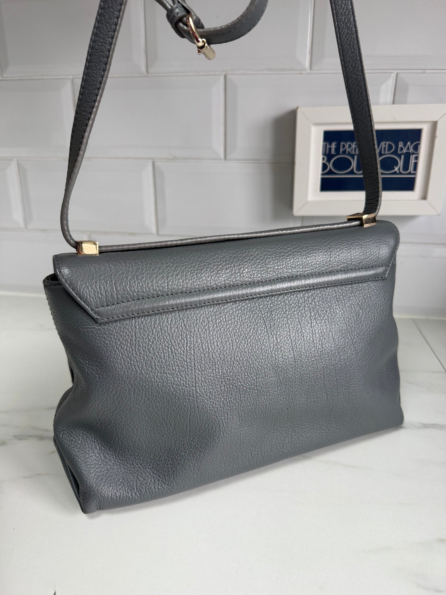 Vivienne Westwood “Balmoral” Shoulder Bag - Grey