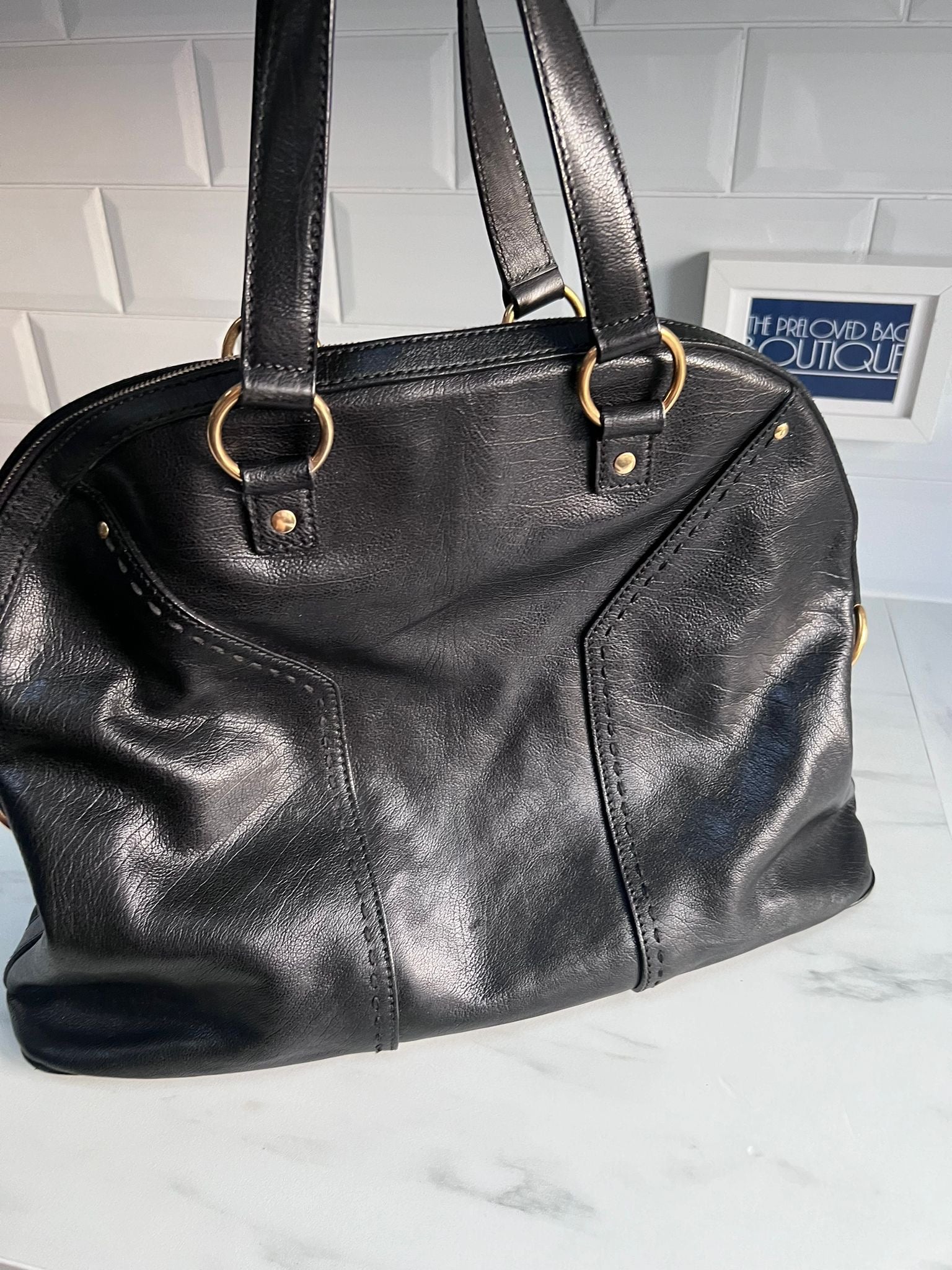 YSL 'Y' Muse Tote - Black – The Preloved Bag Boutique