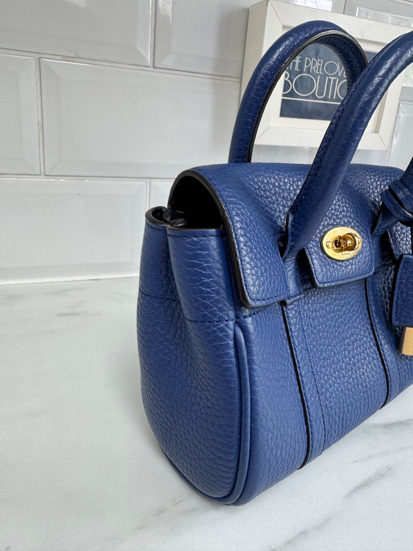 Mulberry Mini Bayswater - Pigment Blue