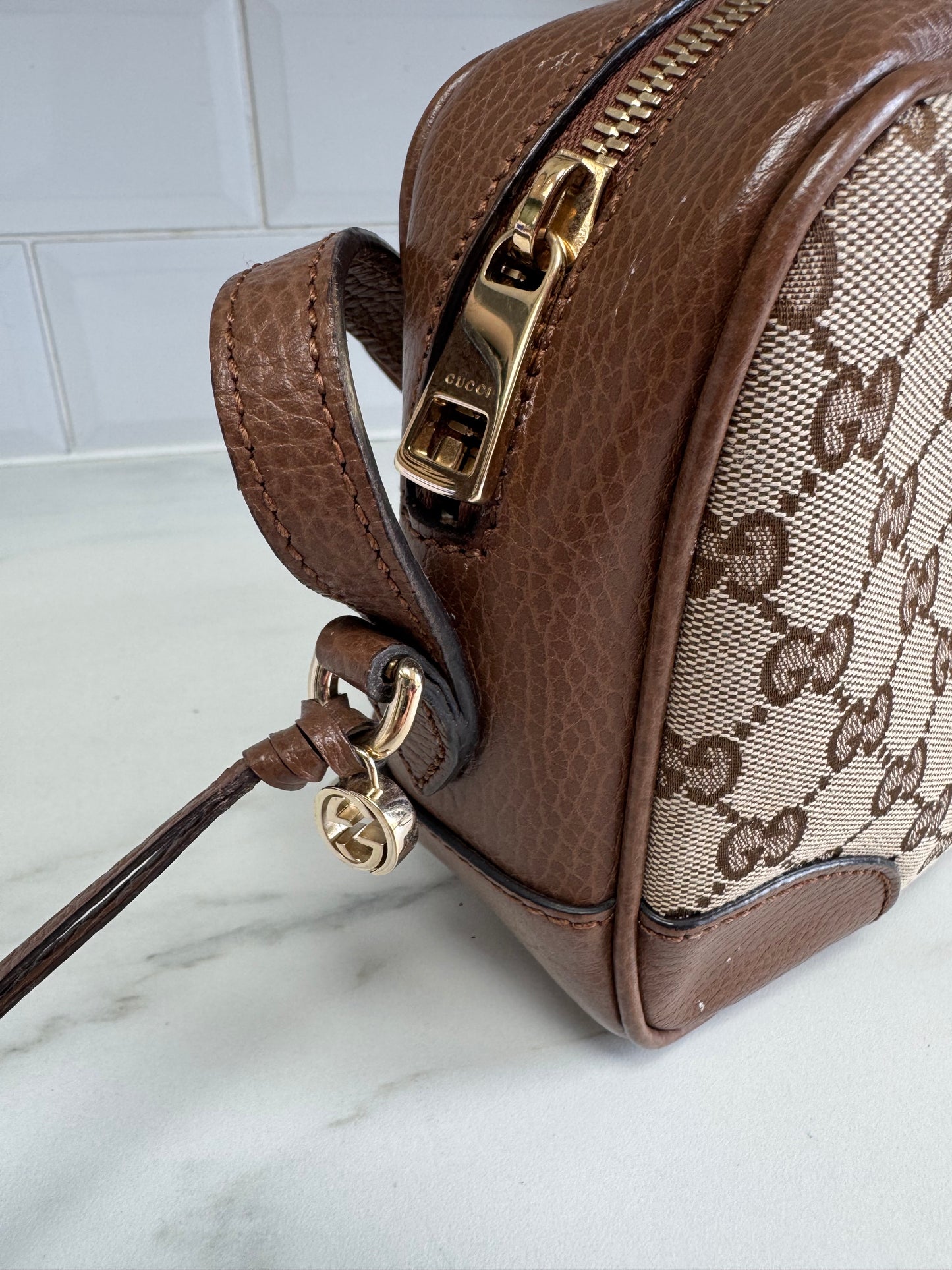 Gucci Bree Crossbody - Brown