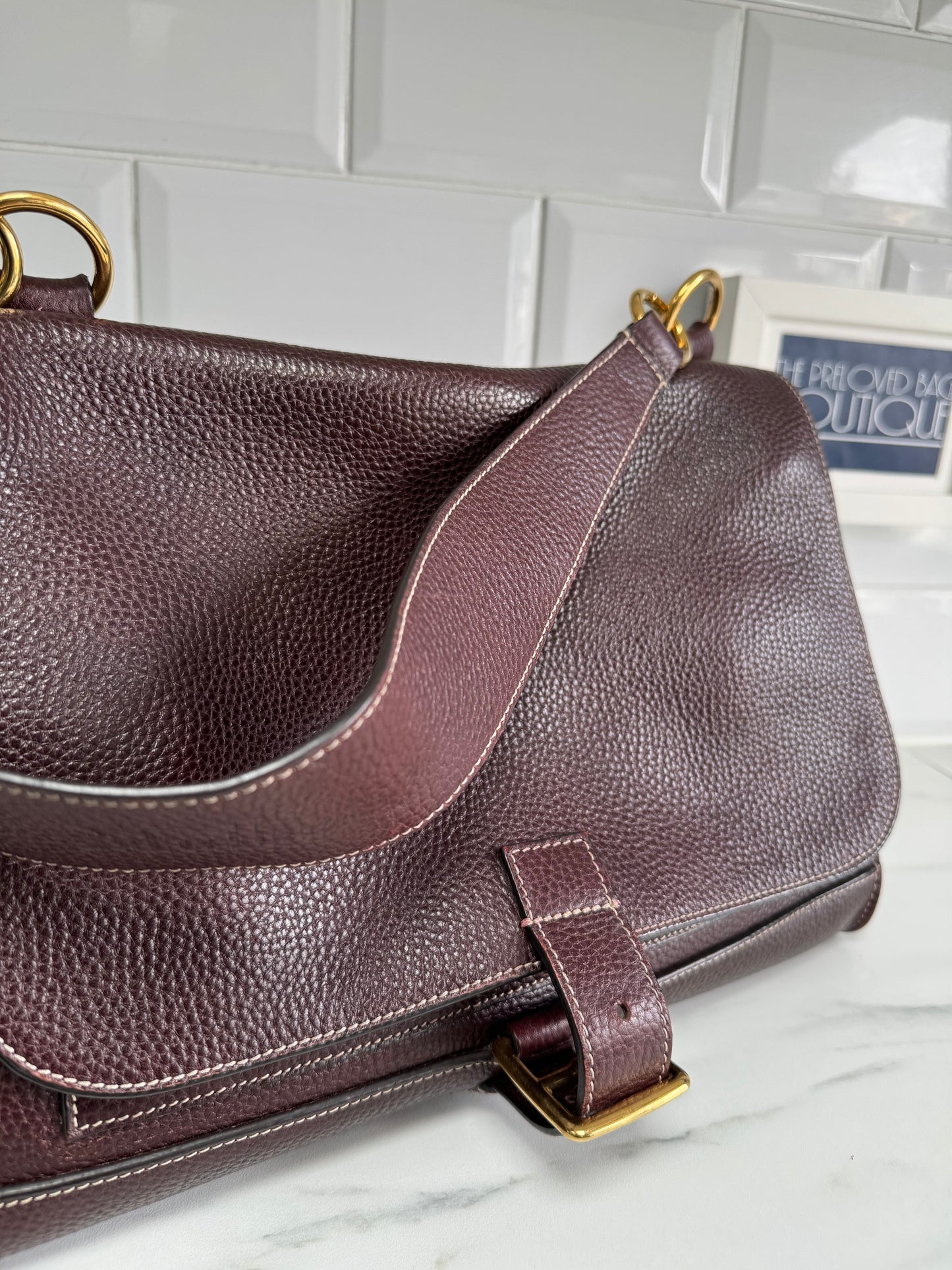 Mulberry Chiltern Satchel - Oxblood