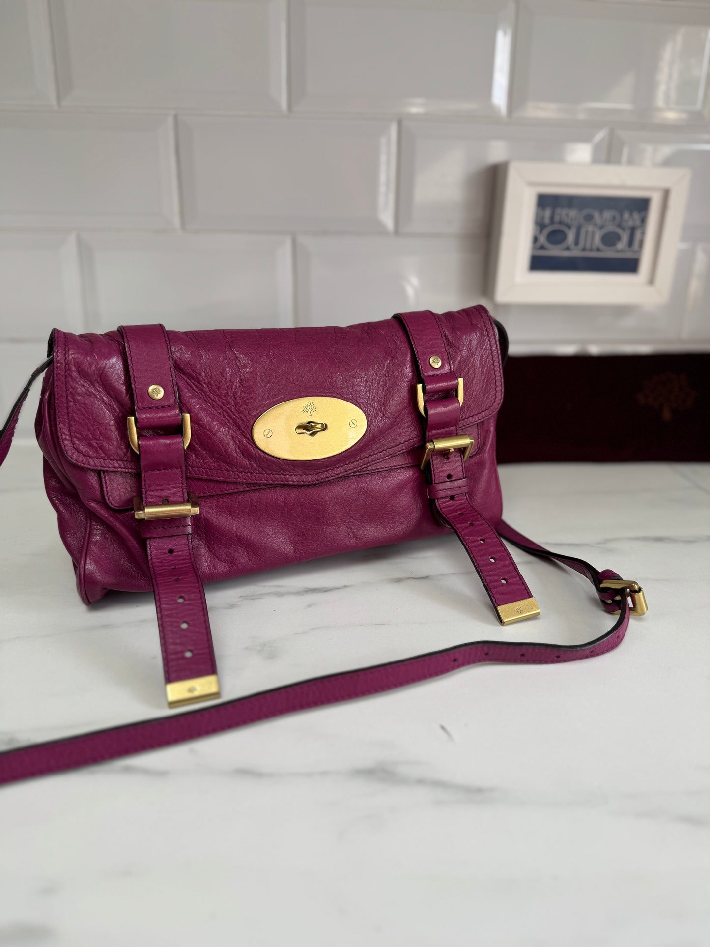 Mulberry Alexa Clutch - Plum