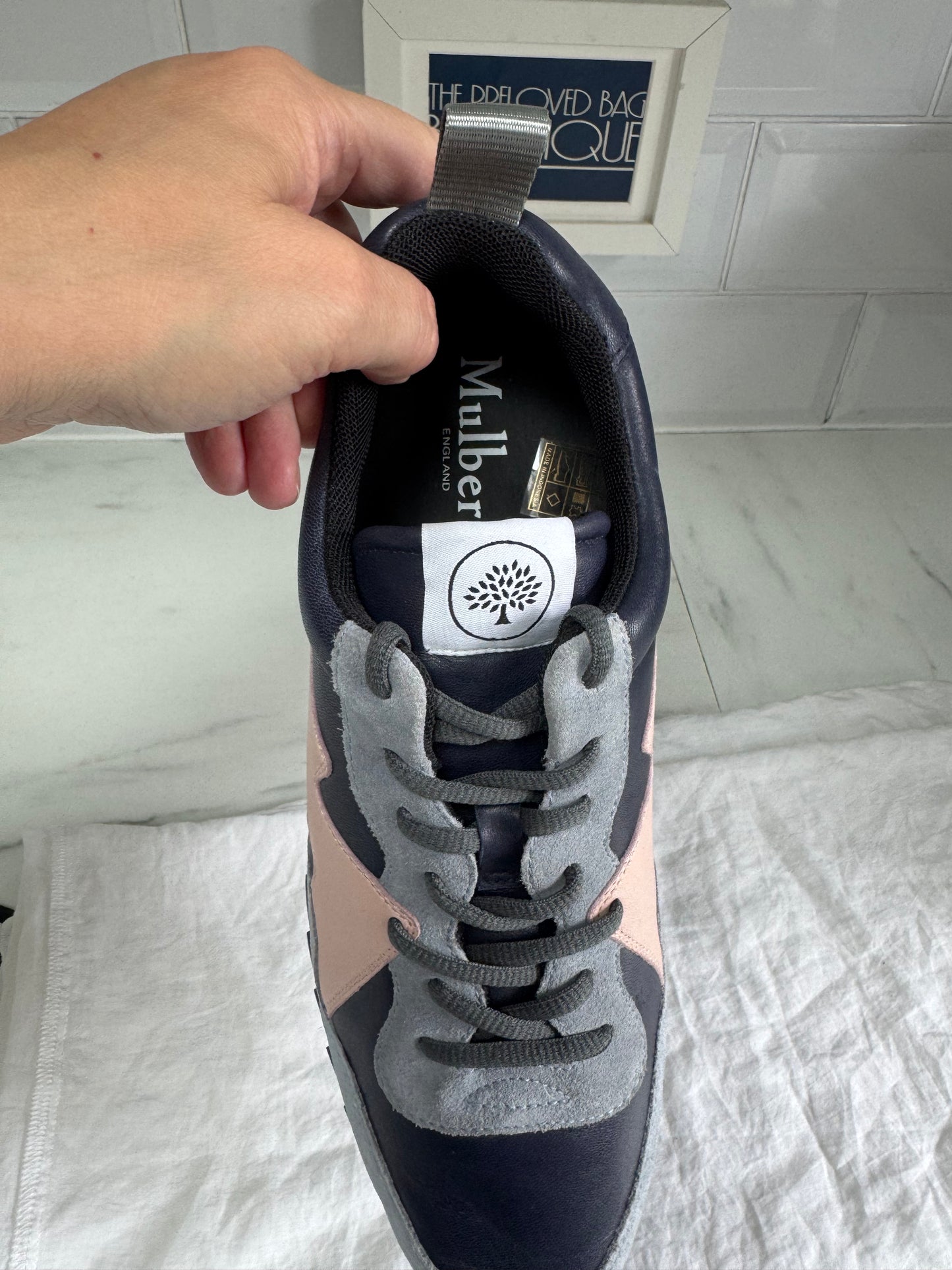 Mulberry My-1 Trainers - Blue, Pink, White, Grey and Red
