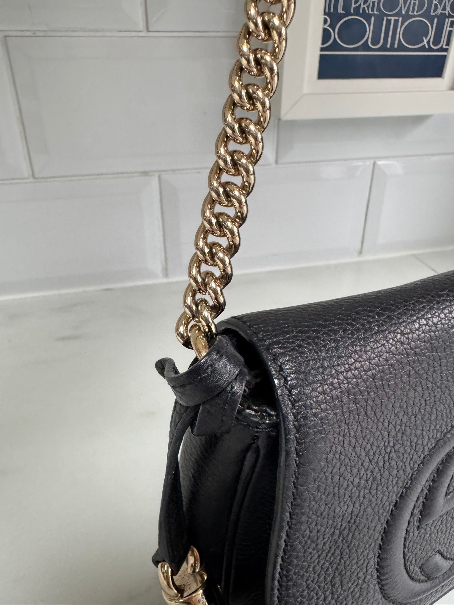 Gucci Small Soho Flap - Black