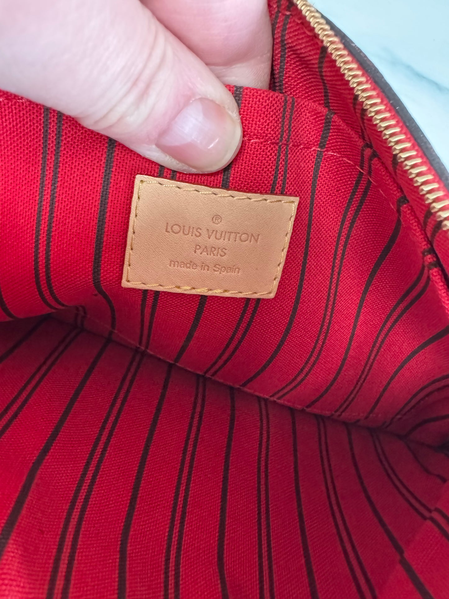 Louis Vuitton Neverfull Pouch - Monogram Cerises ***POUCH ONLY***