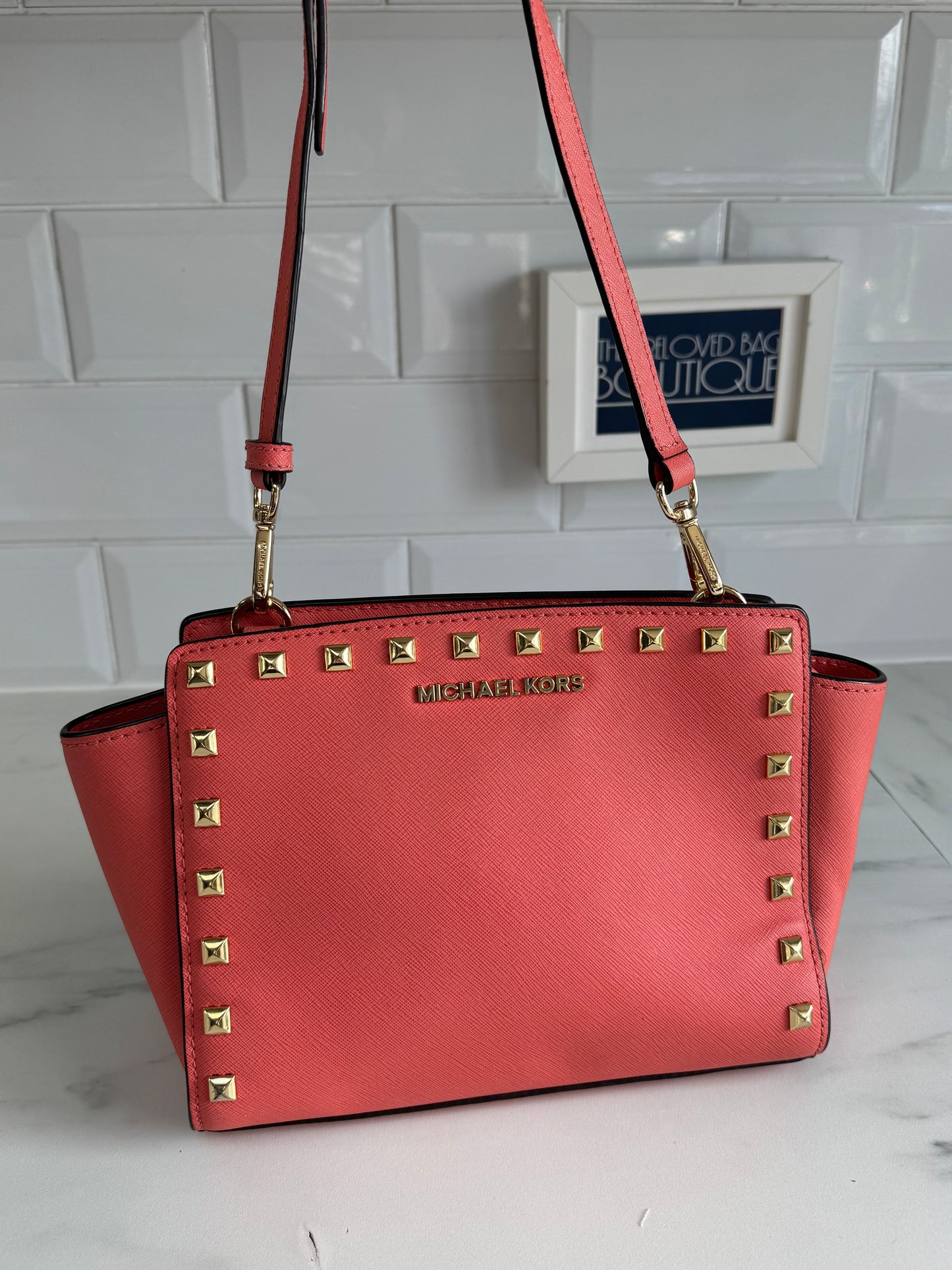 Michael Kors Selma Bag - Coral