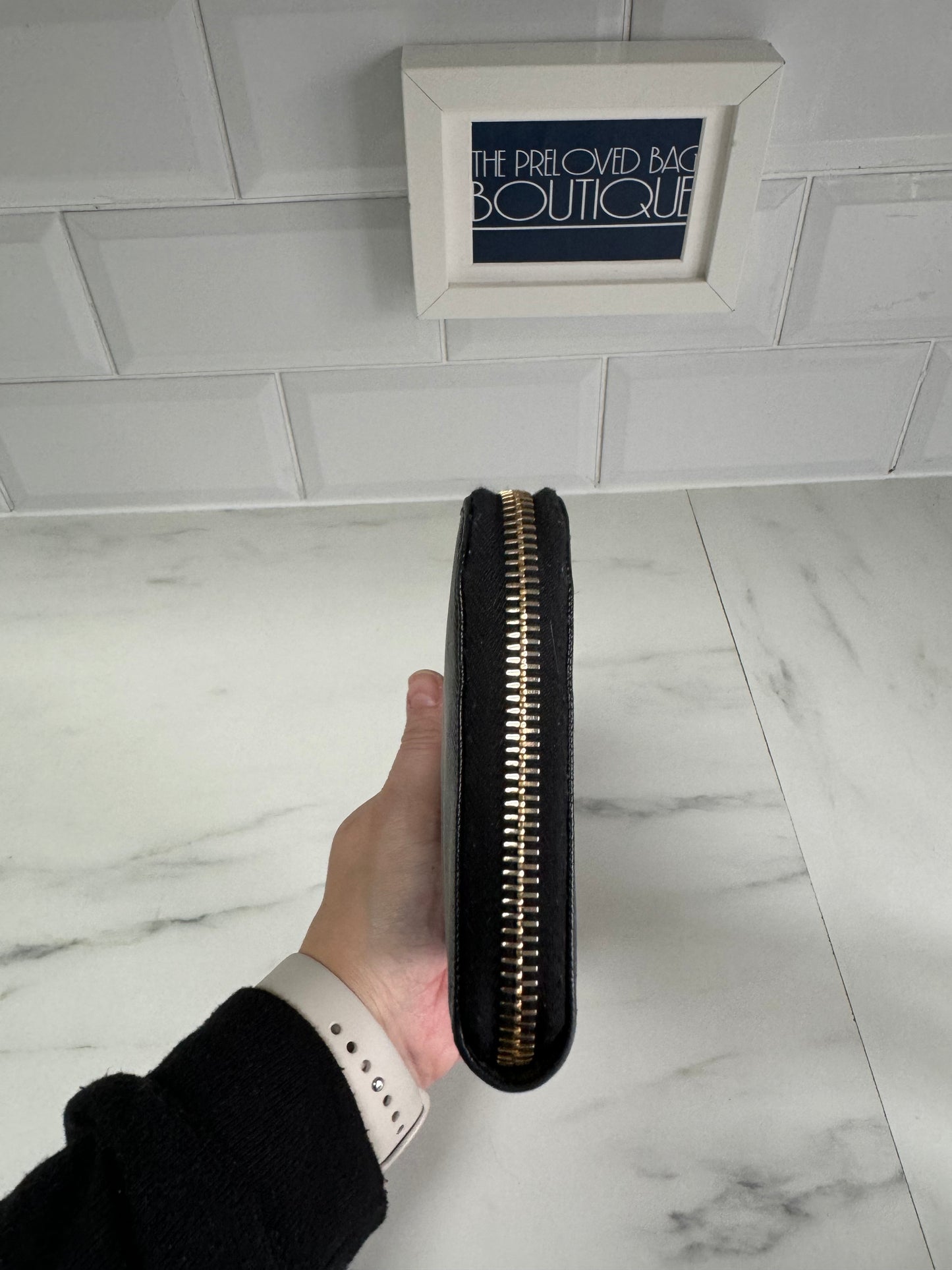 Prada Zip Around Wallet - Black