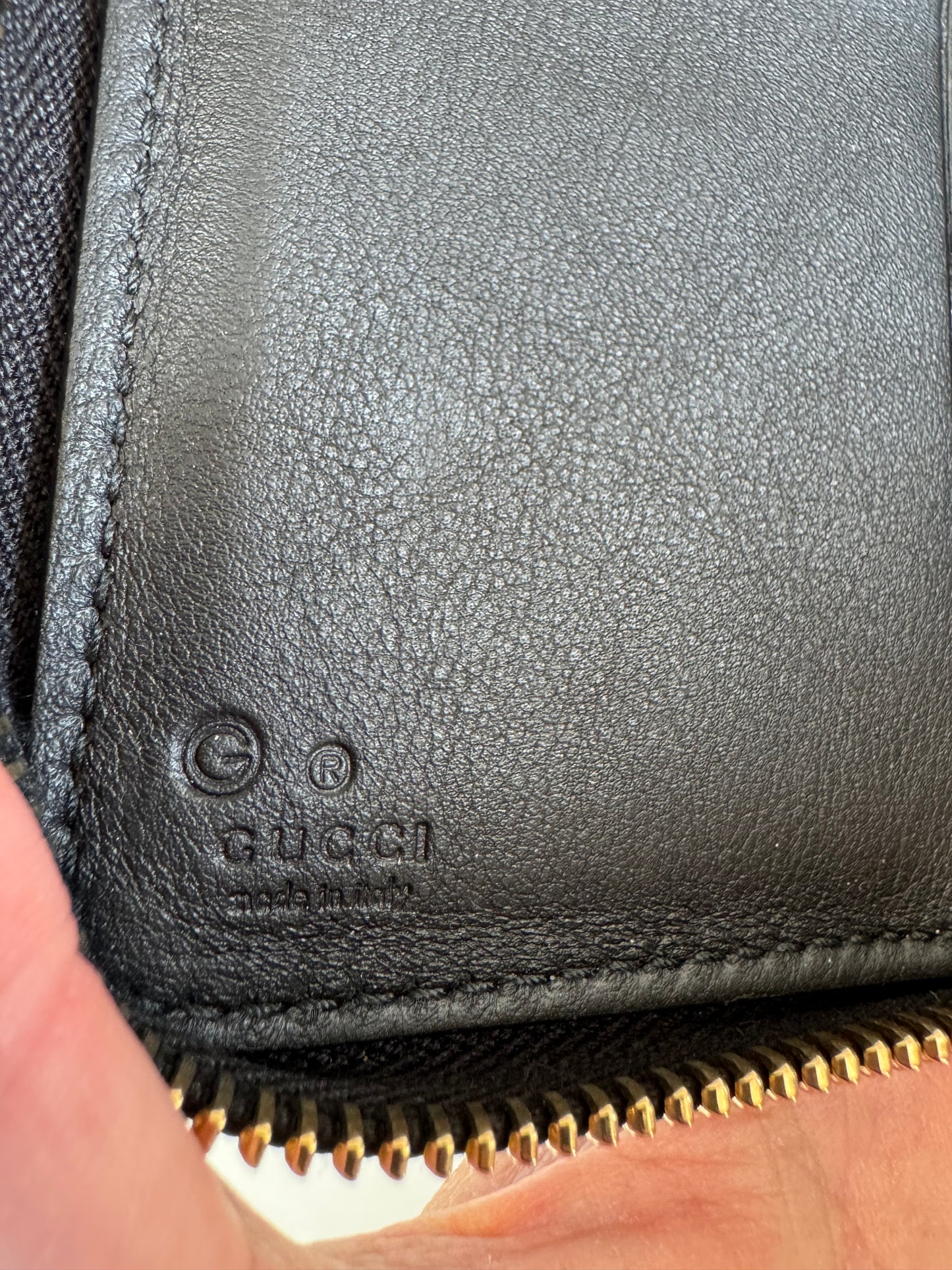 Gucci Guccissima Wallet - Black