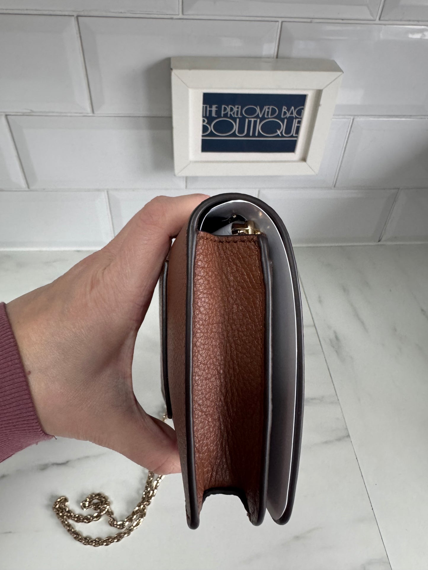 Mulberry Bayswater Clutch - Oak