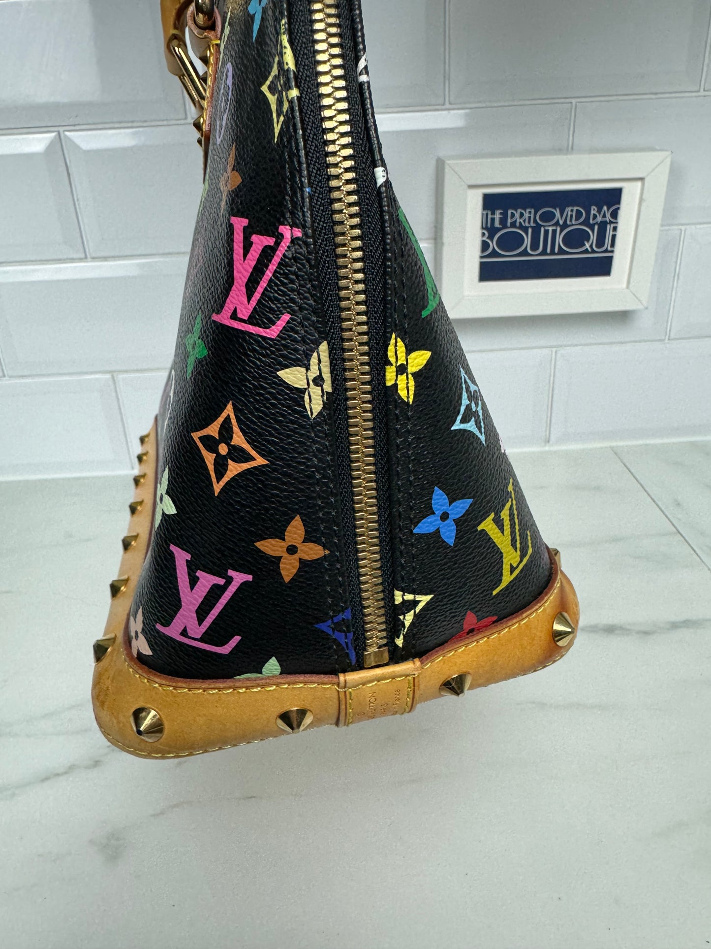 Louis Vuitton Noir Multicolore Alma PM