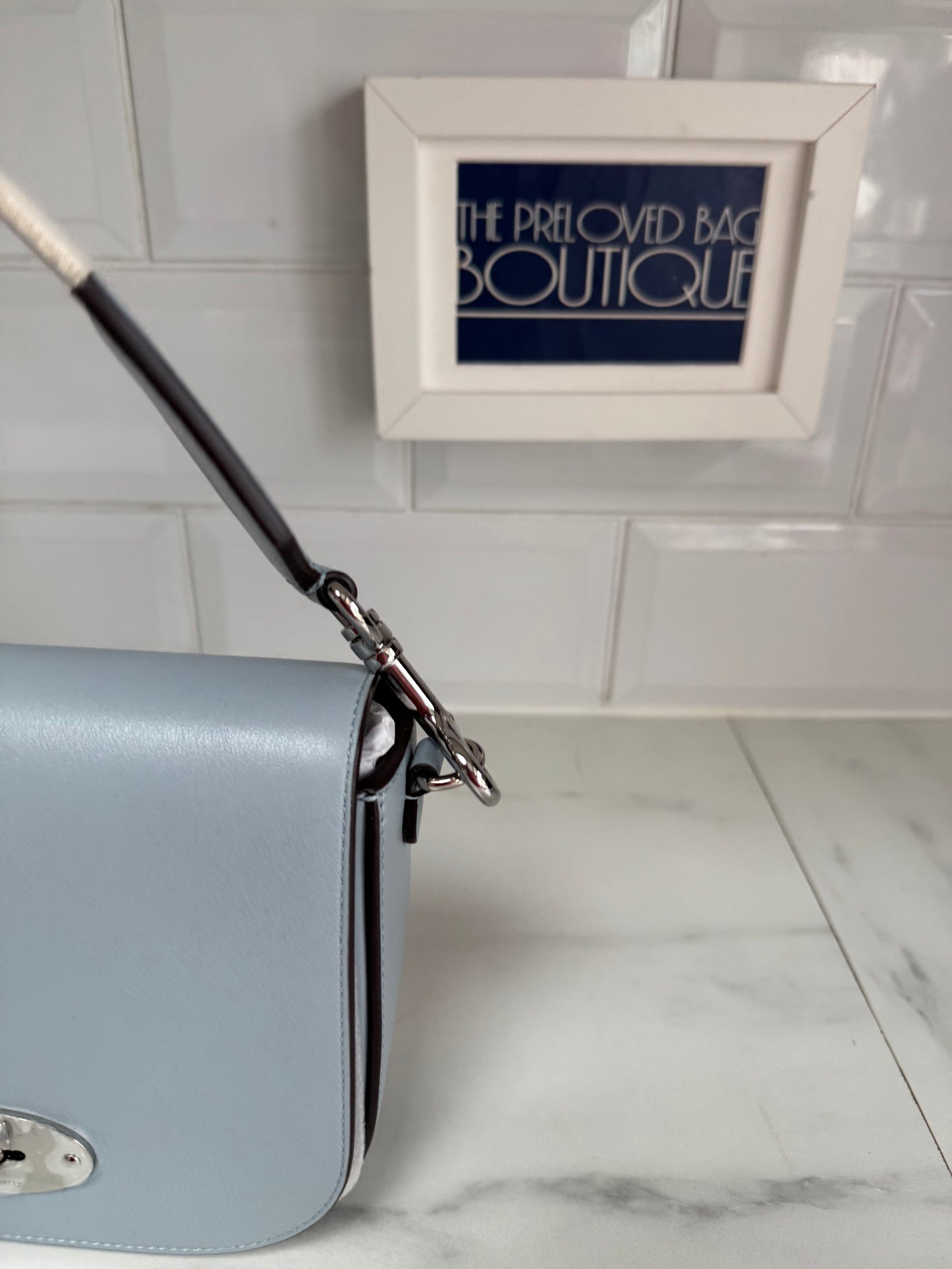 Mulberry Darley Satchel - Cloud