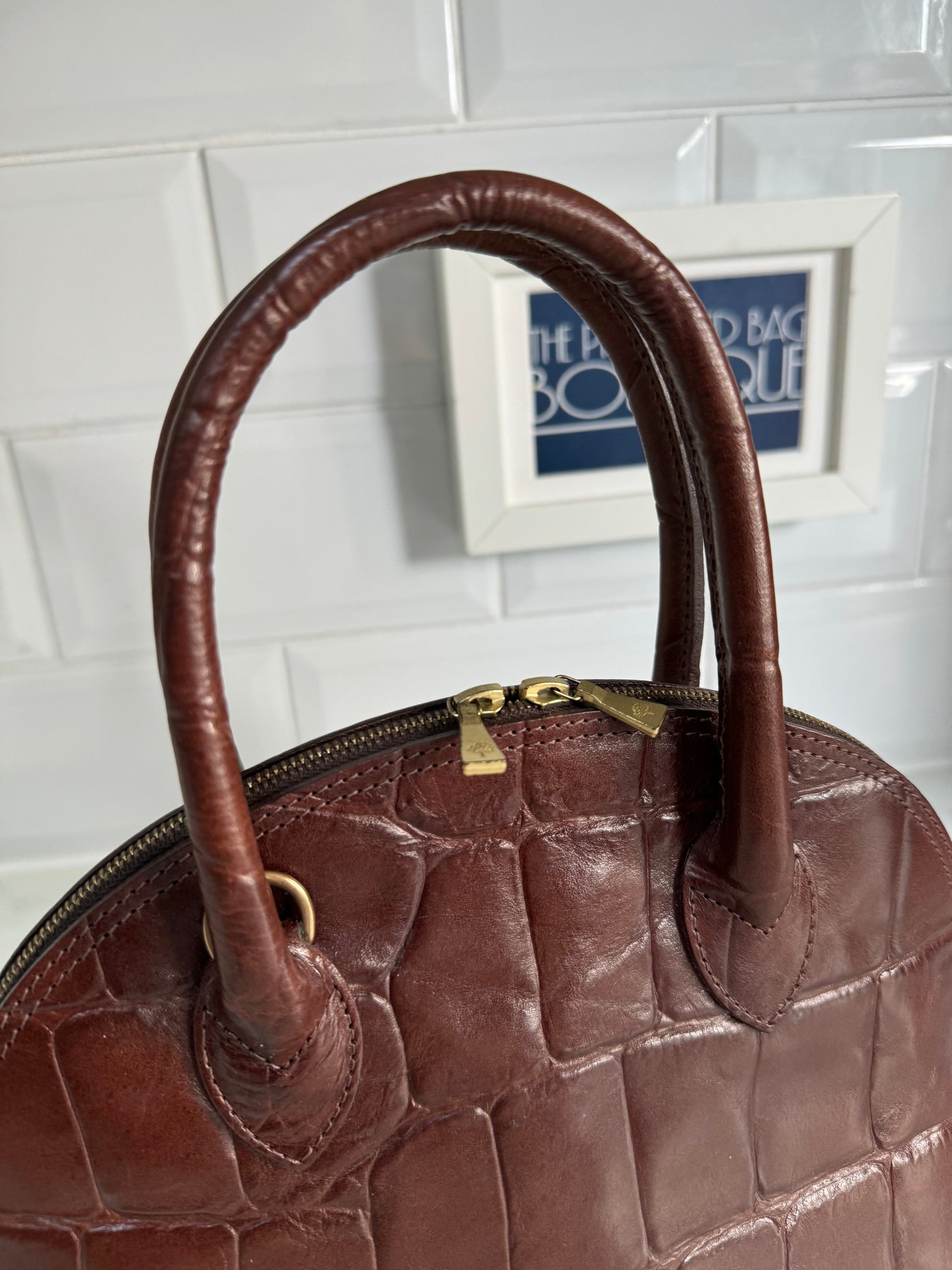 Mulberry Vintage Edbury - Chocolate Brown