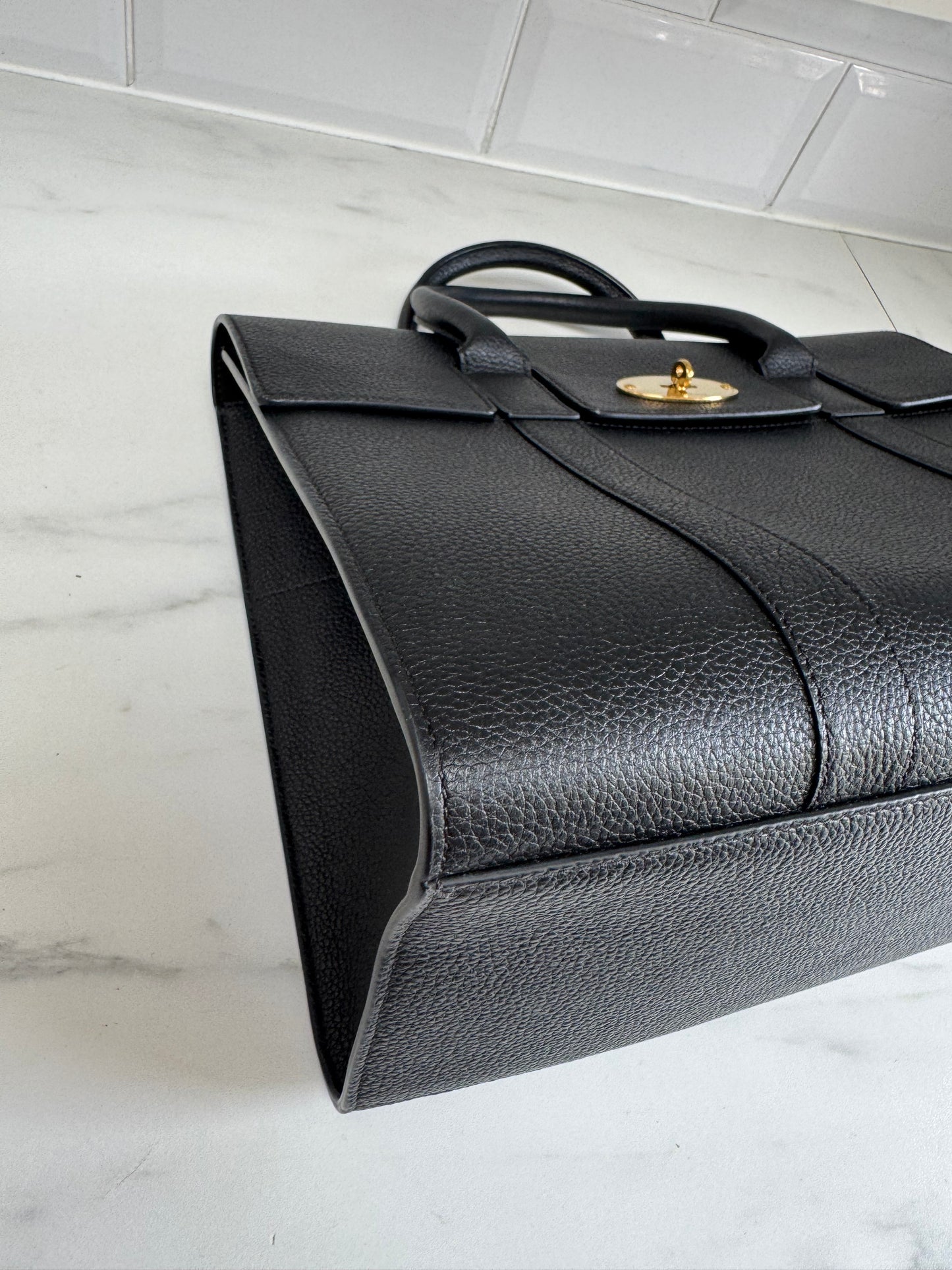 Mulberry Bayswater with Strap - Black