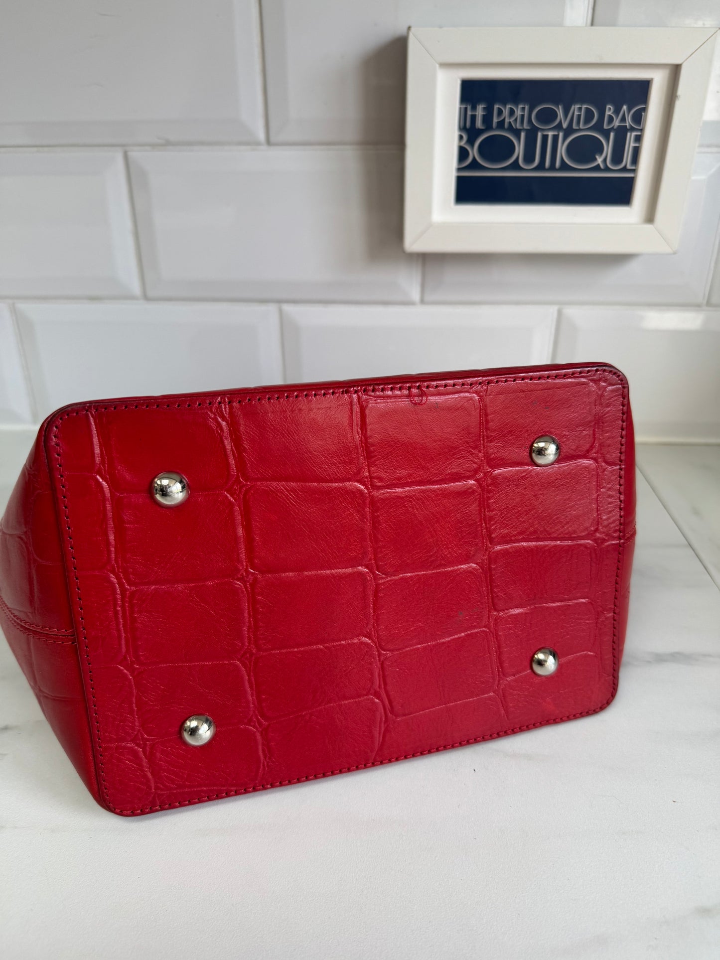 Mulberry Vintage Helier Tote Bag - Red