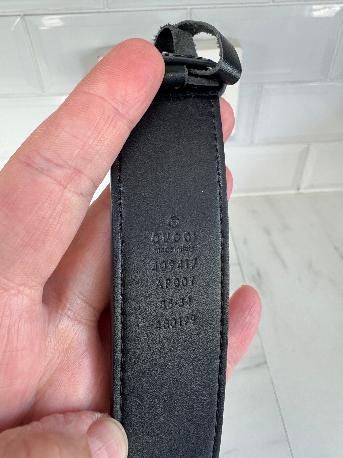 Gucci Wide Belt - Black