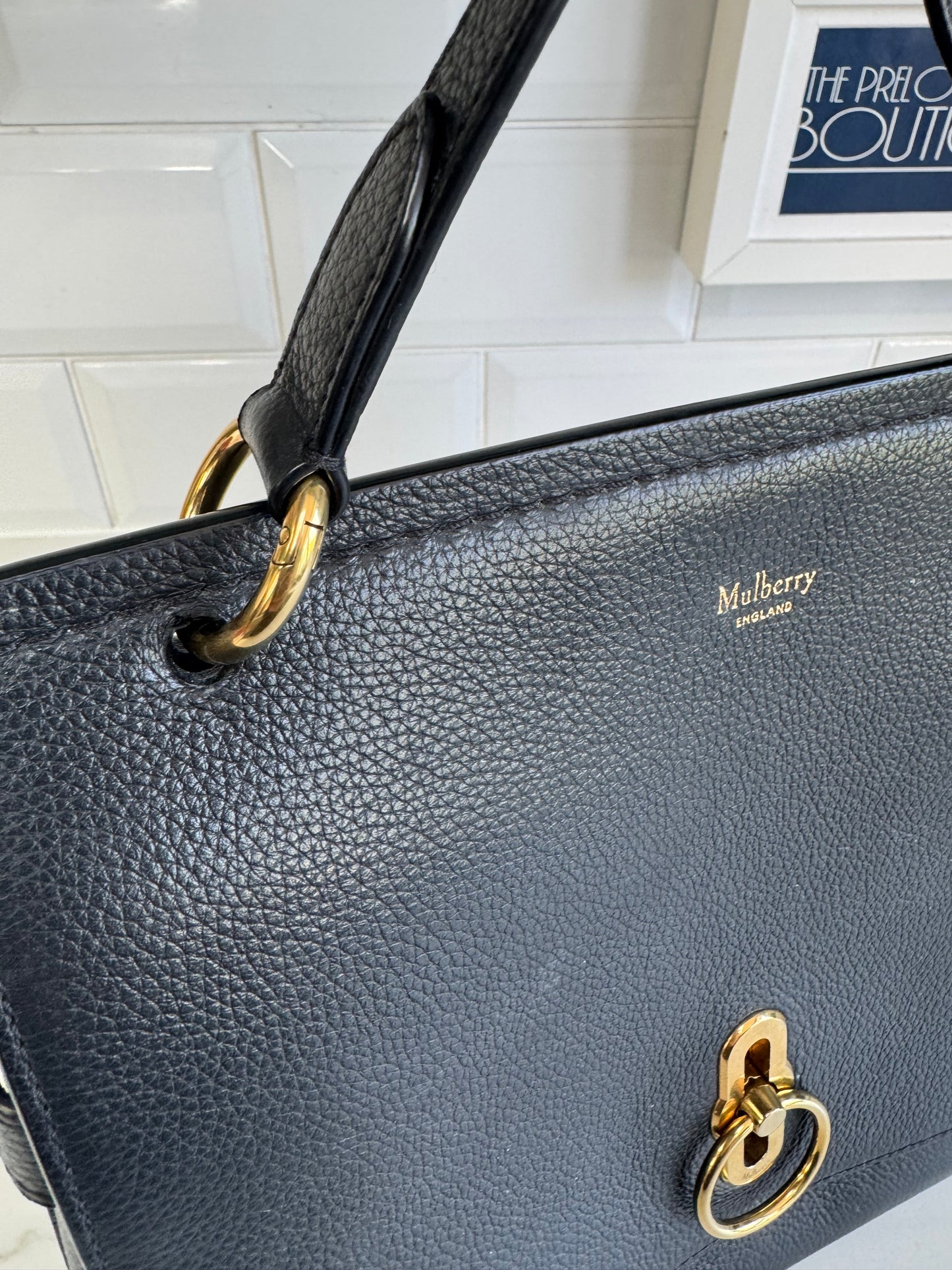 Mulberry Large Amberley - Black