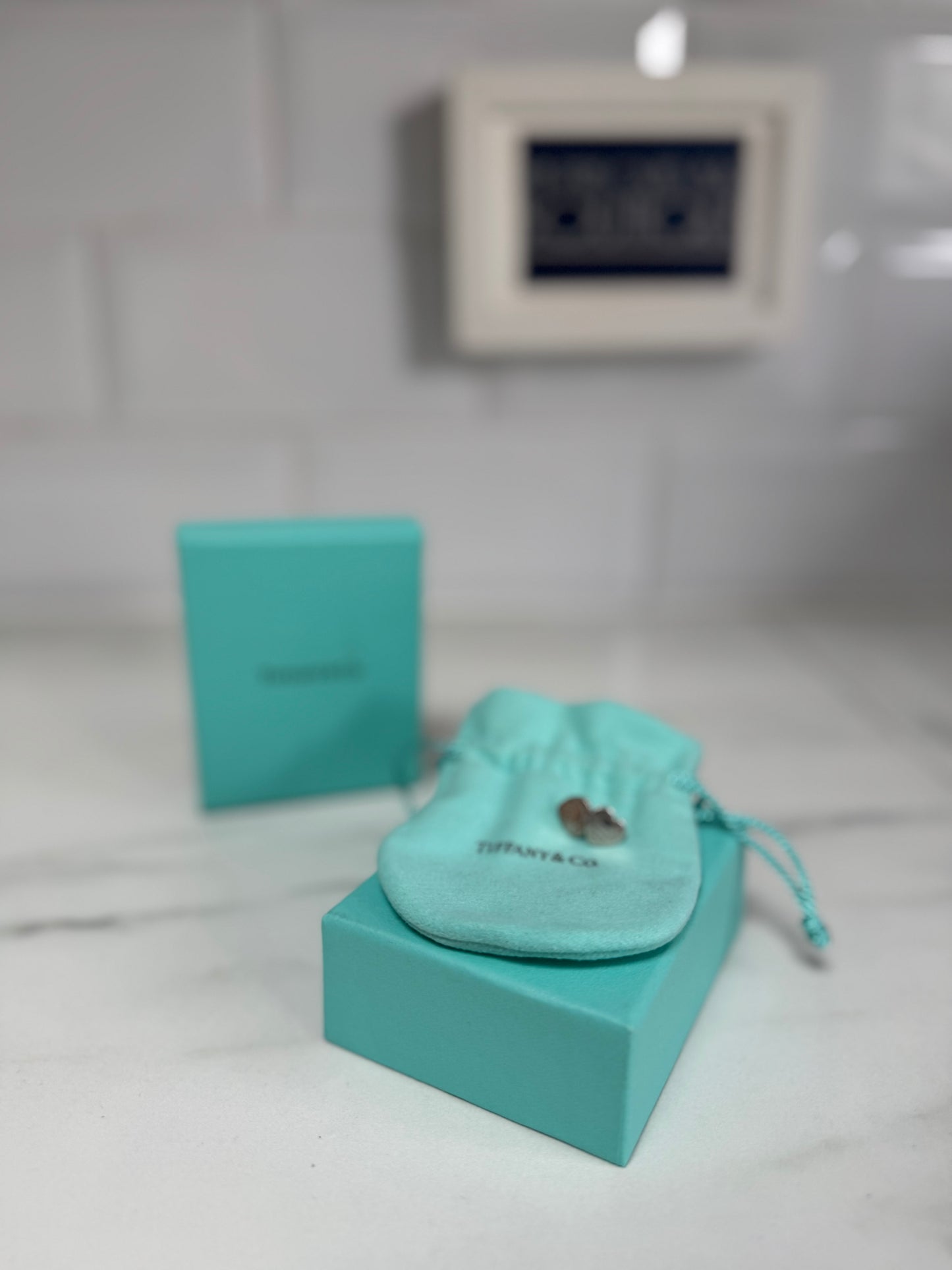 Tiffany & Co “Return to Tiffany” Heart Stud Earrings - Silver
