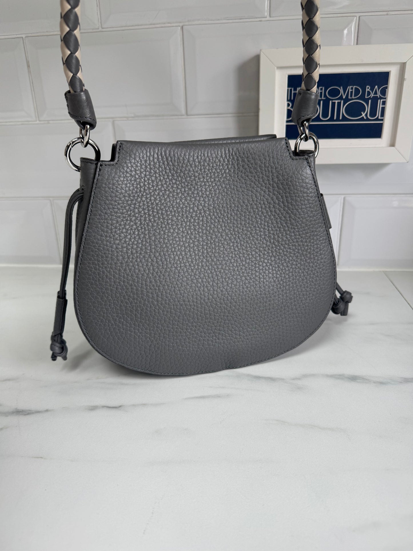 Mulberry Mini Iris Hobo - Charcoal