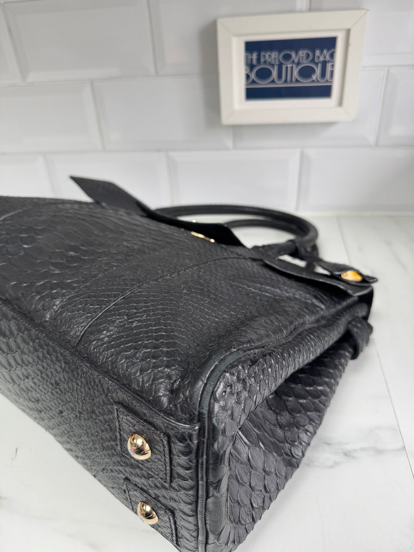 Mulberry Silky Snake Bayswater - Black