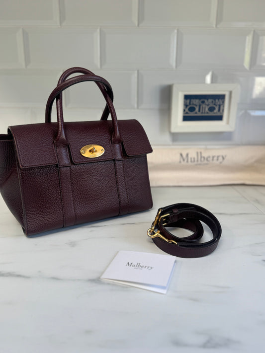 Mulberry Small Bayswater - Oxblood