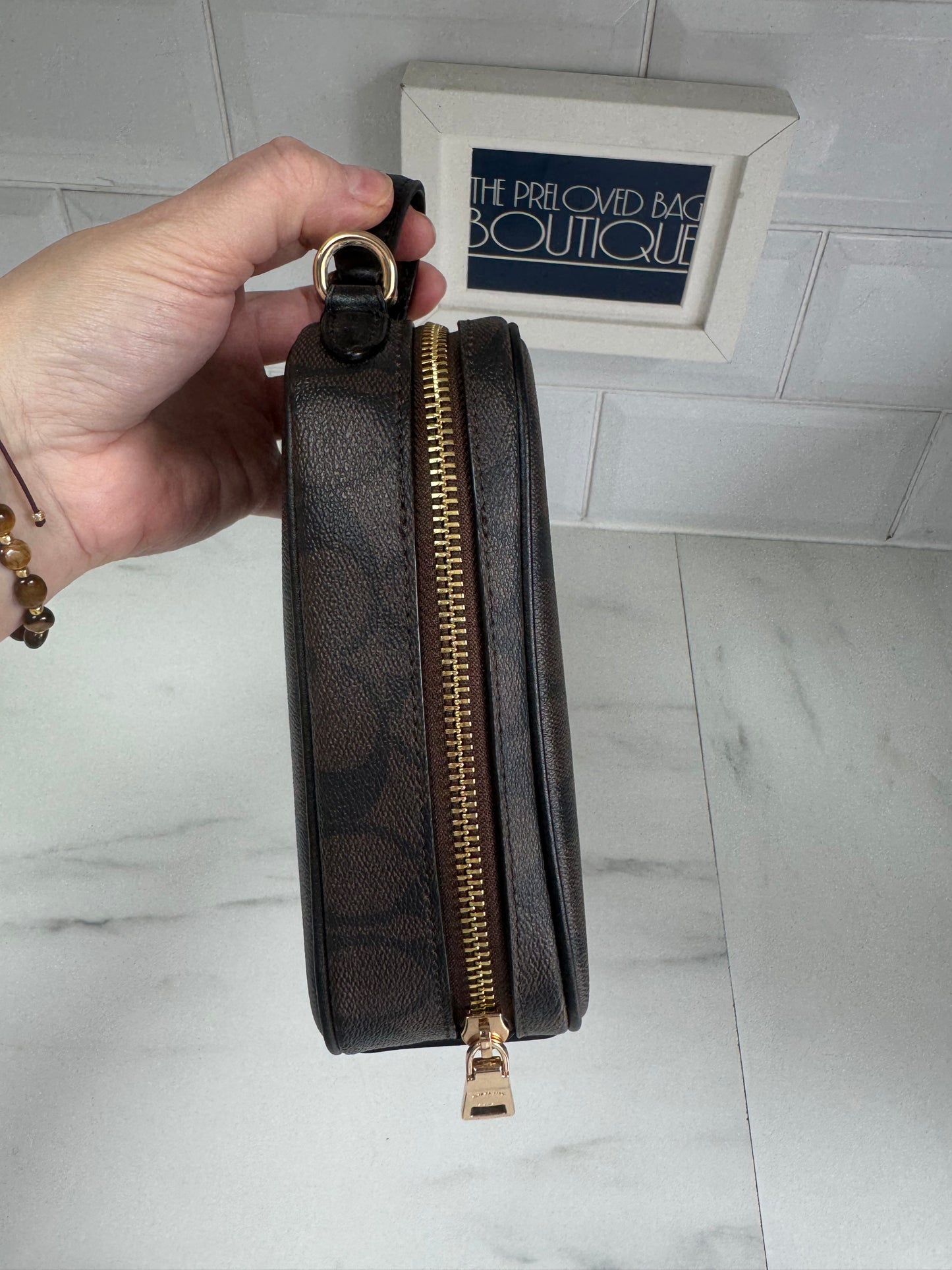 Coach Eva Crossbody Phone Bag - Brown