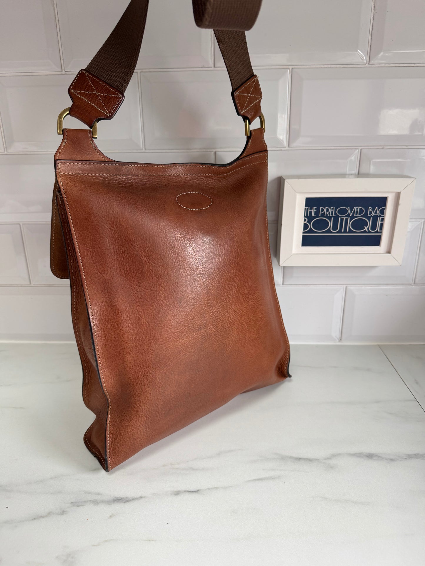 Mulberry Large Antony/Messenger -Oak