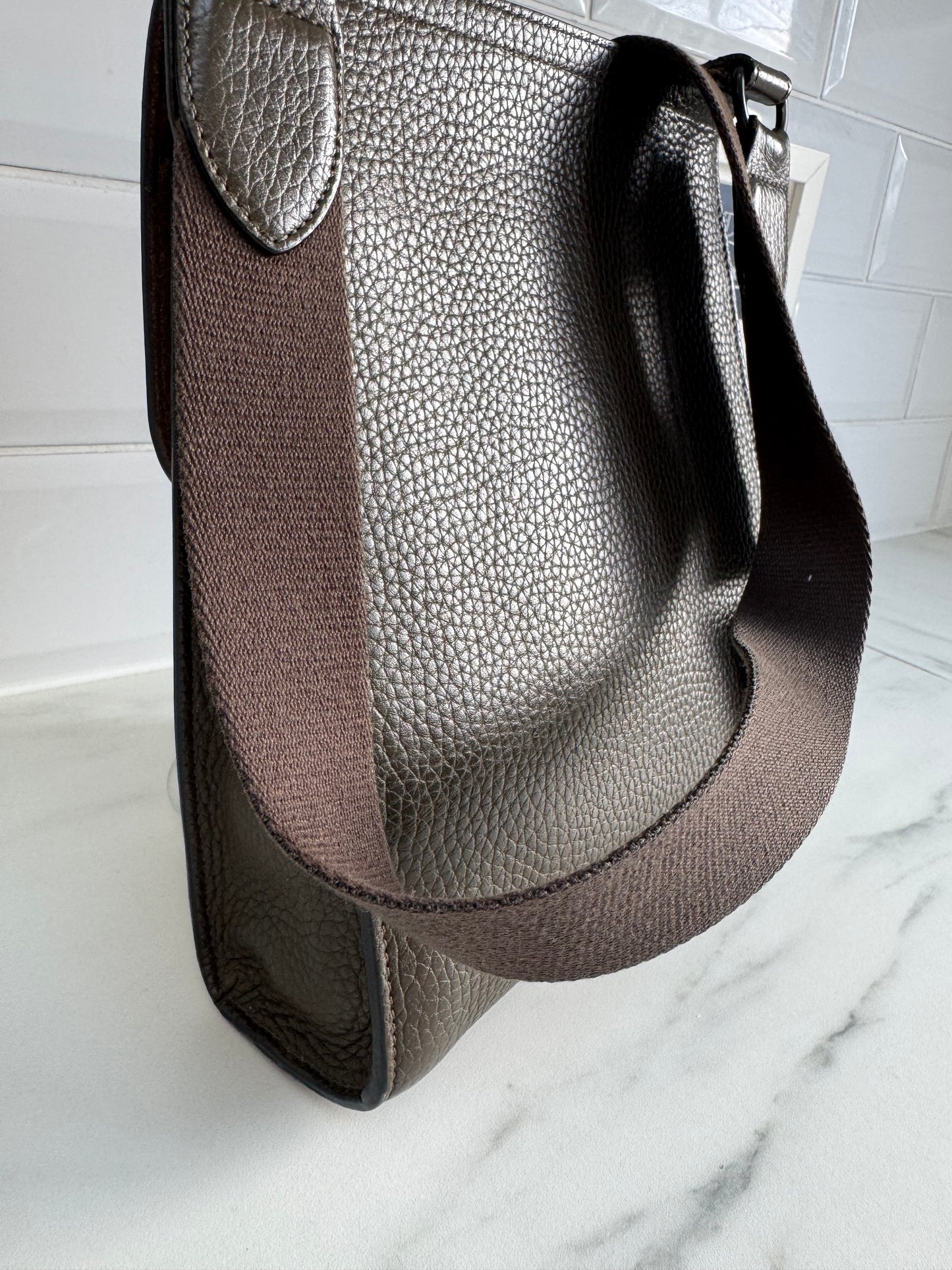 Mulberry Small Antony - Dark Palm