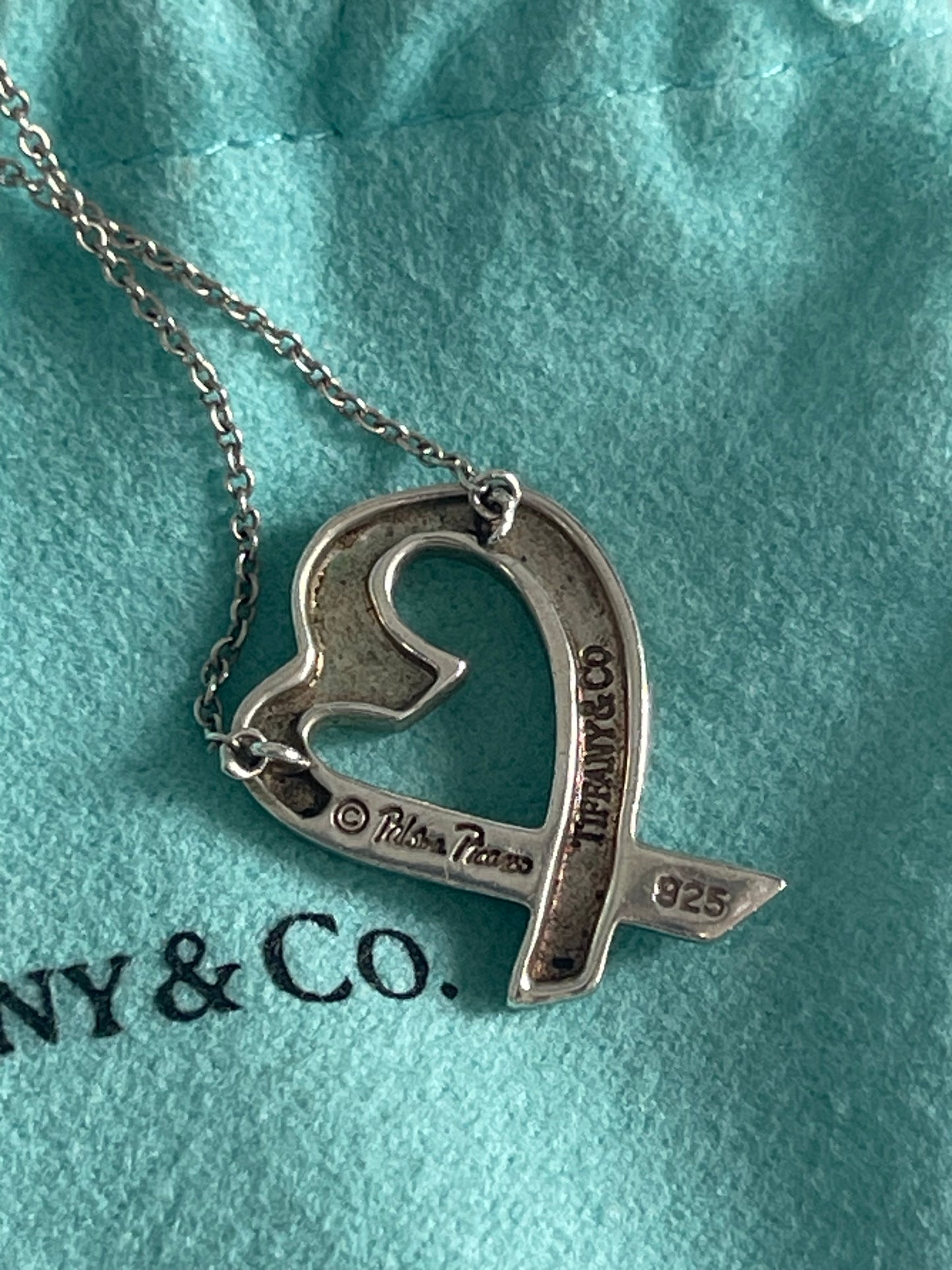 Tiffany & Co Paloma Picasso heart necklace