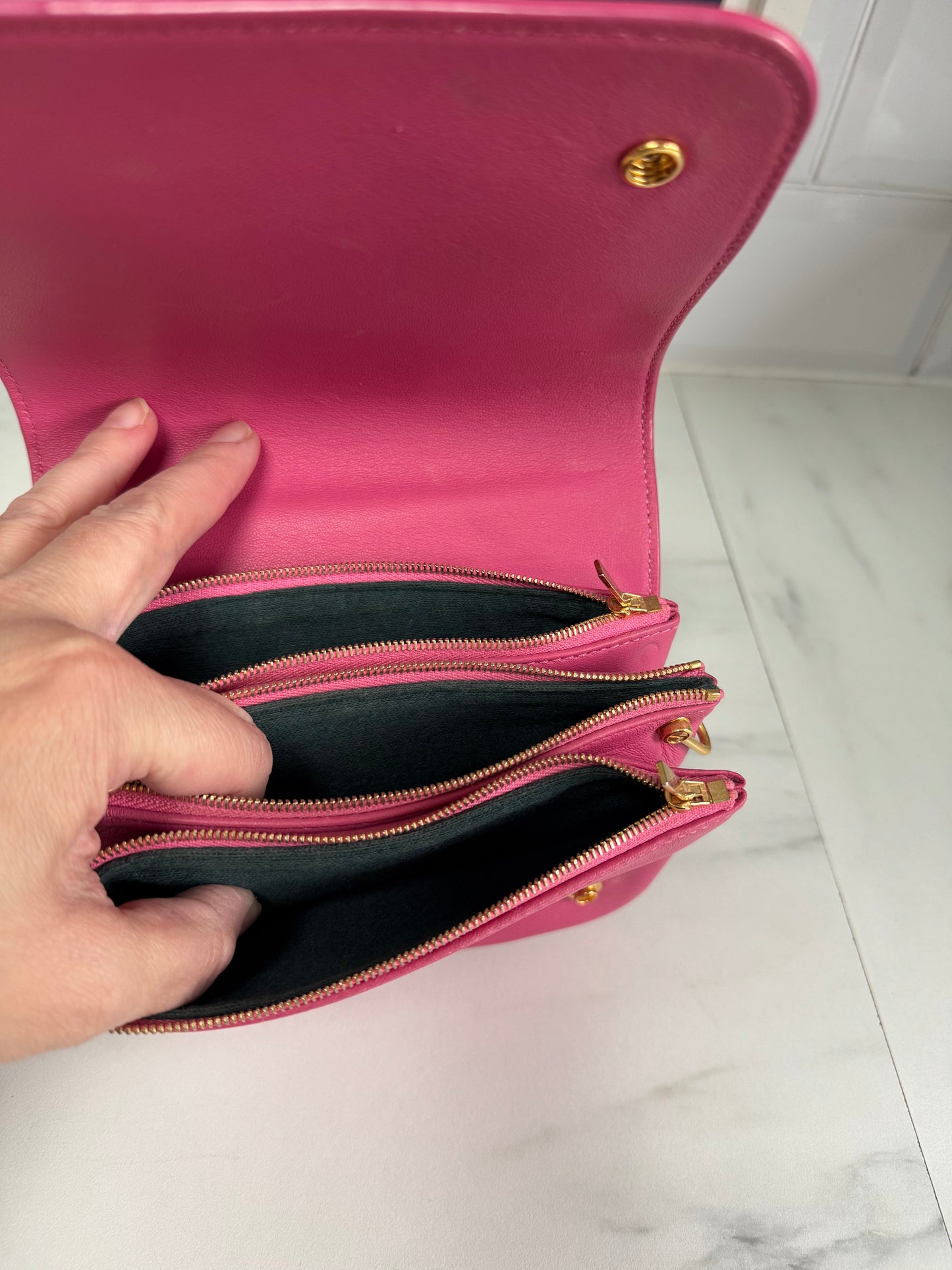 Mulberry Small Clifton - Candy Pink (no long strap)
