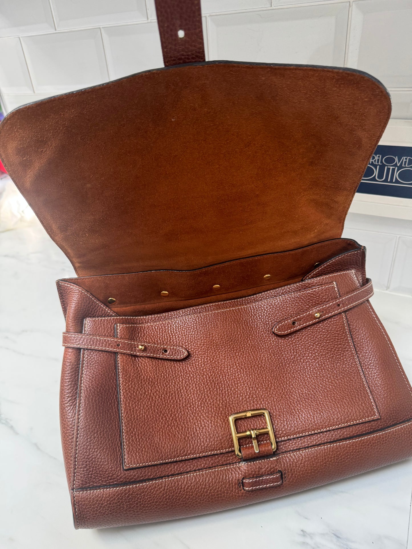 Mulberry Chiltern Satchel - Oak