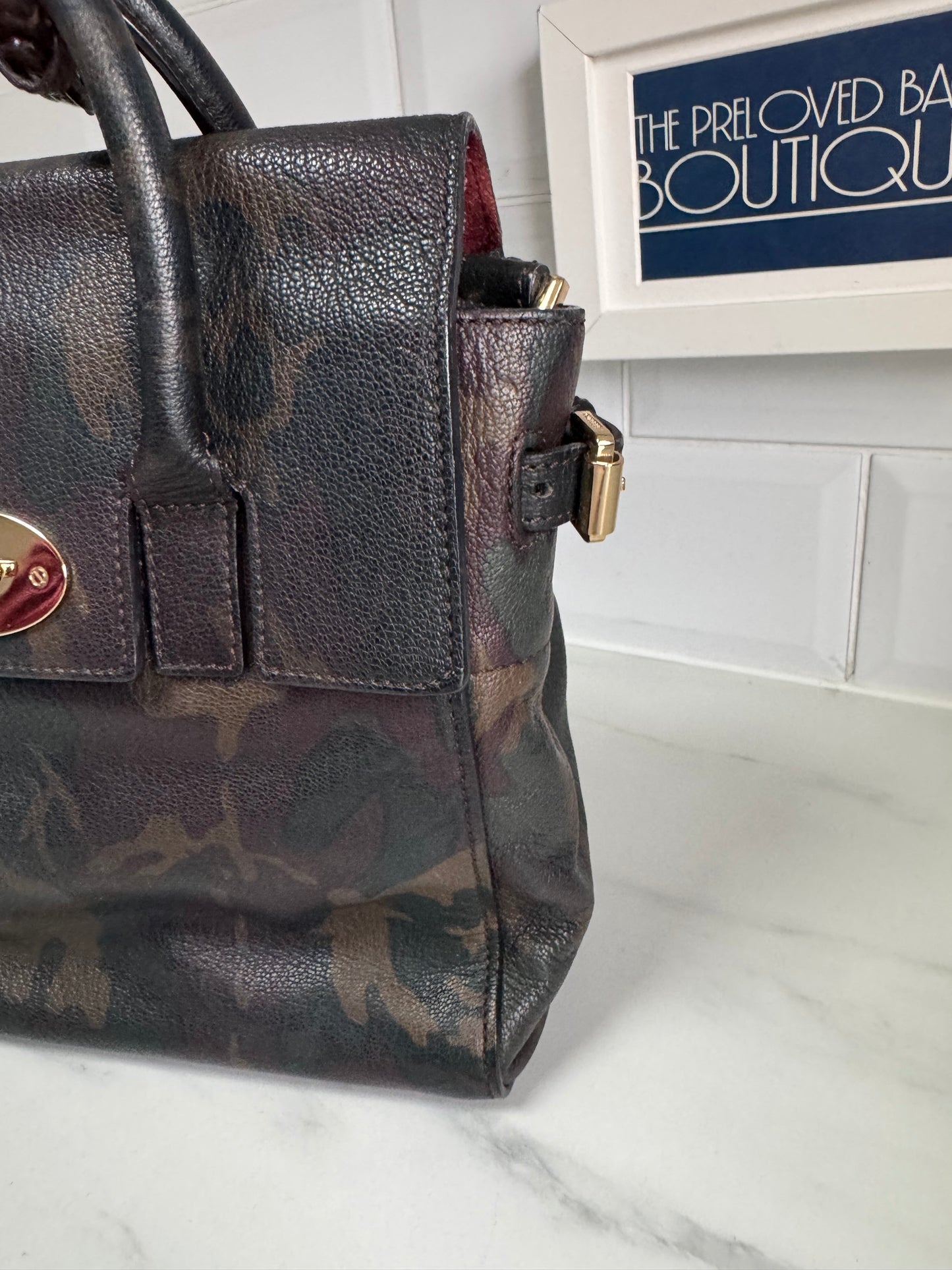 Mulberry Cara Delevigne Limited Edition Mini Backpack - khaki Green Camouflage