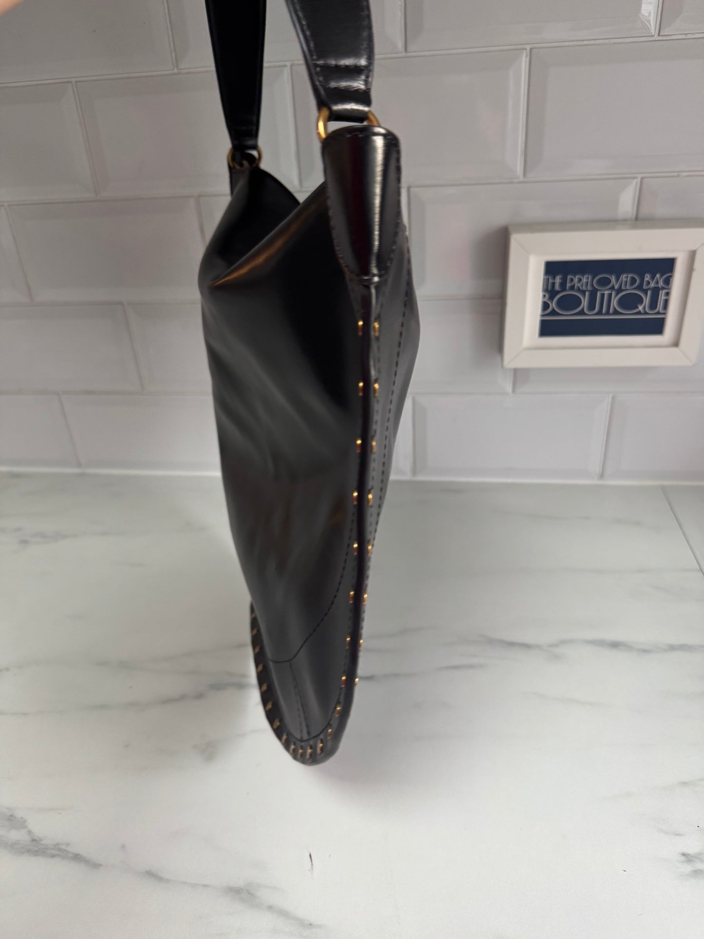 Isabel Marant Oskan Soft Hobo - Black