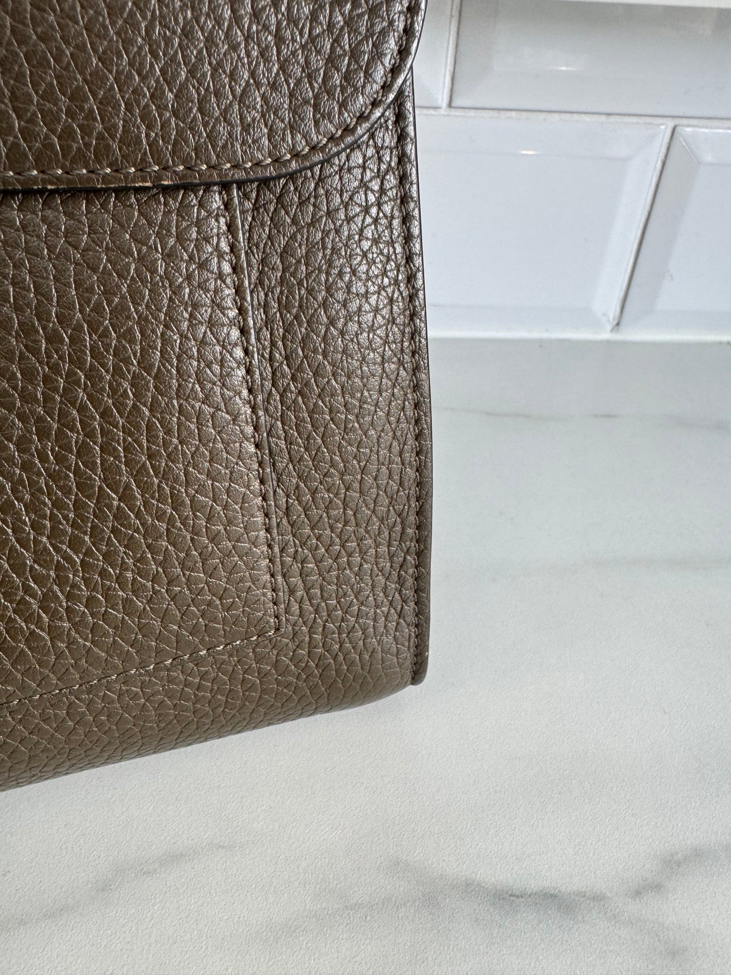 Mulberry Small Antony - Dark Palm