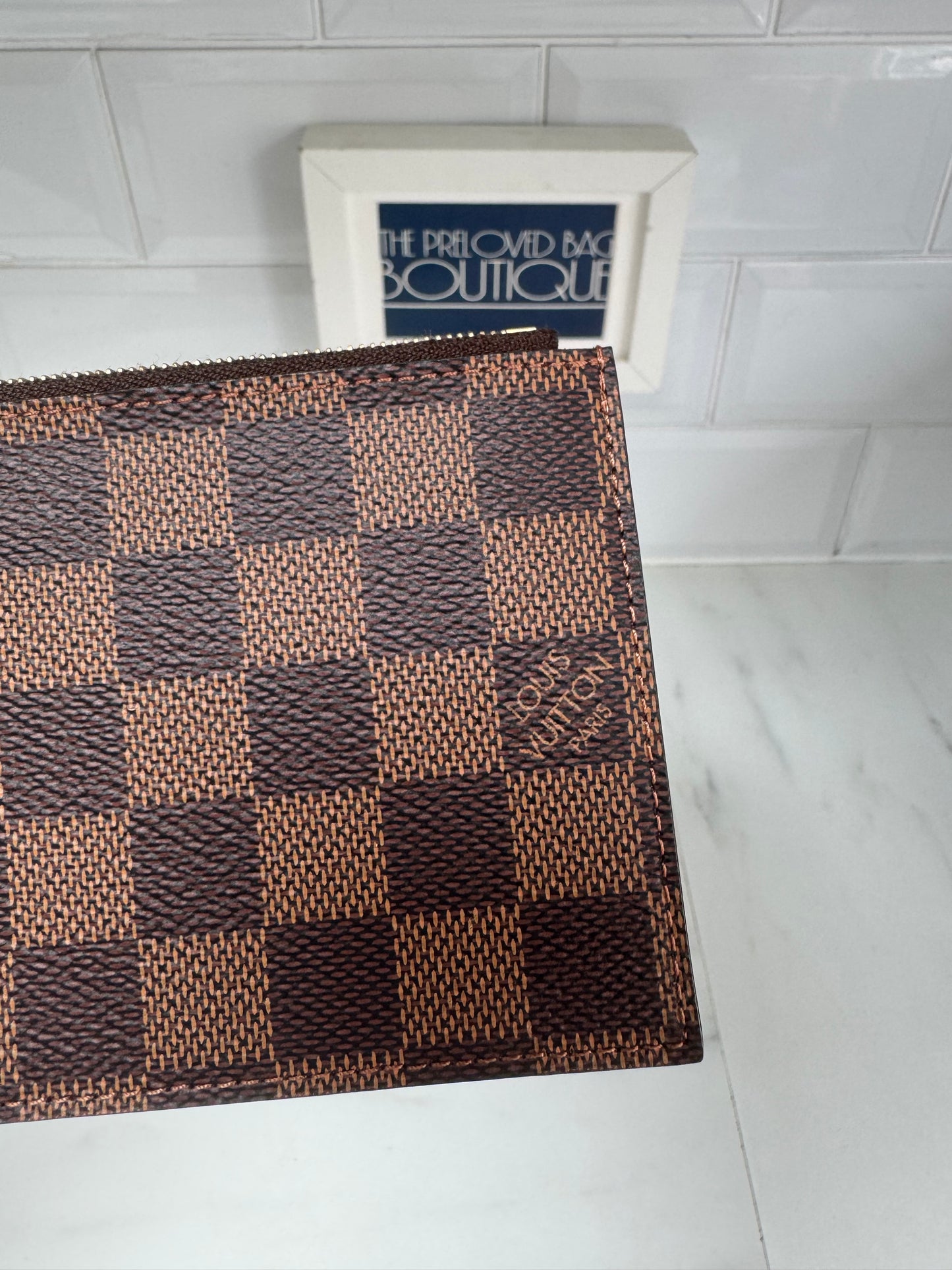 Louis Vuitton Felice Zip top Pouch - Damier Ebene