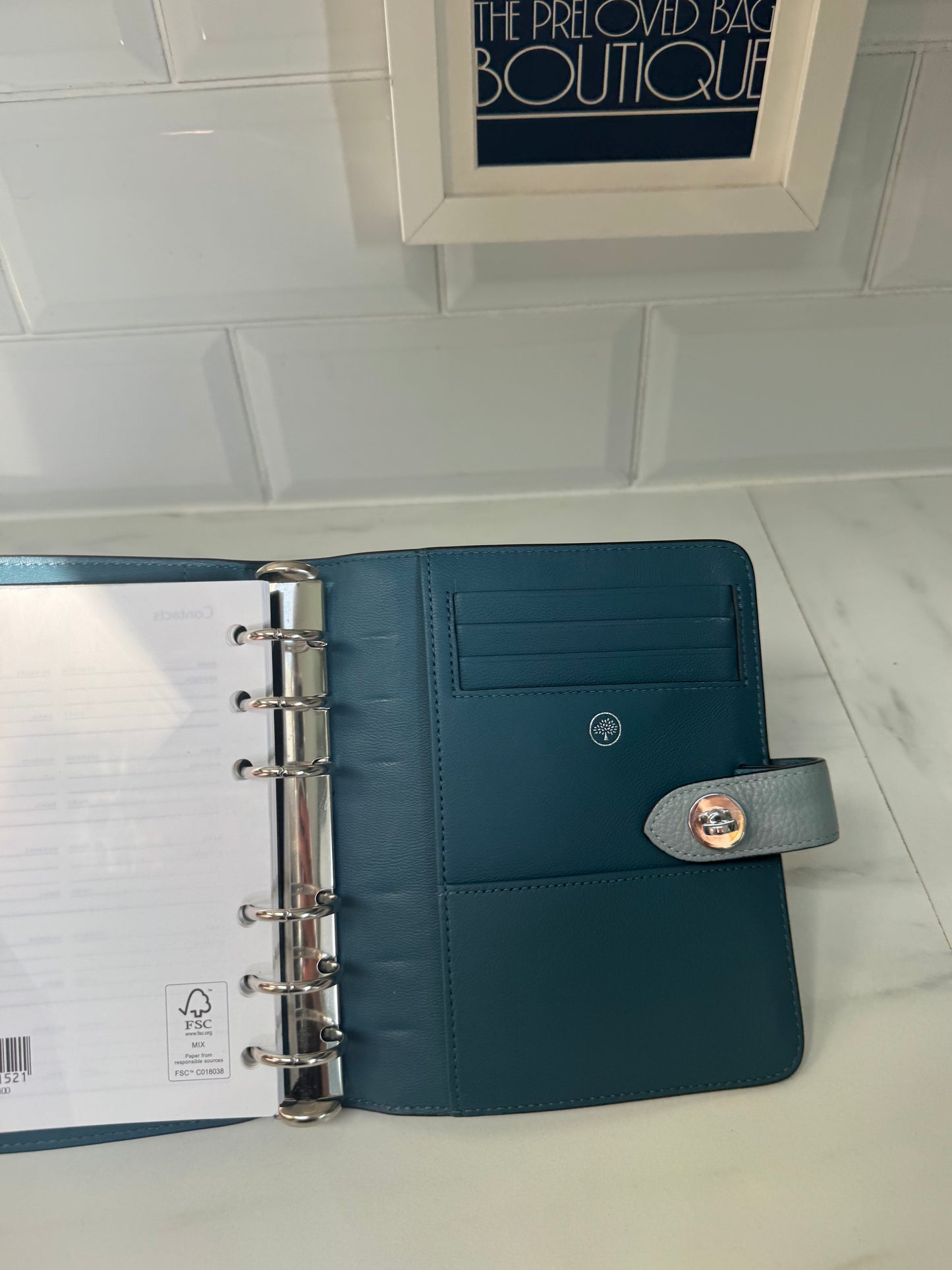 Mulberry Postmans Lock Pocketbook  - Cloud