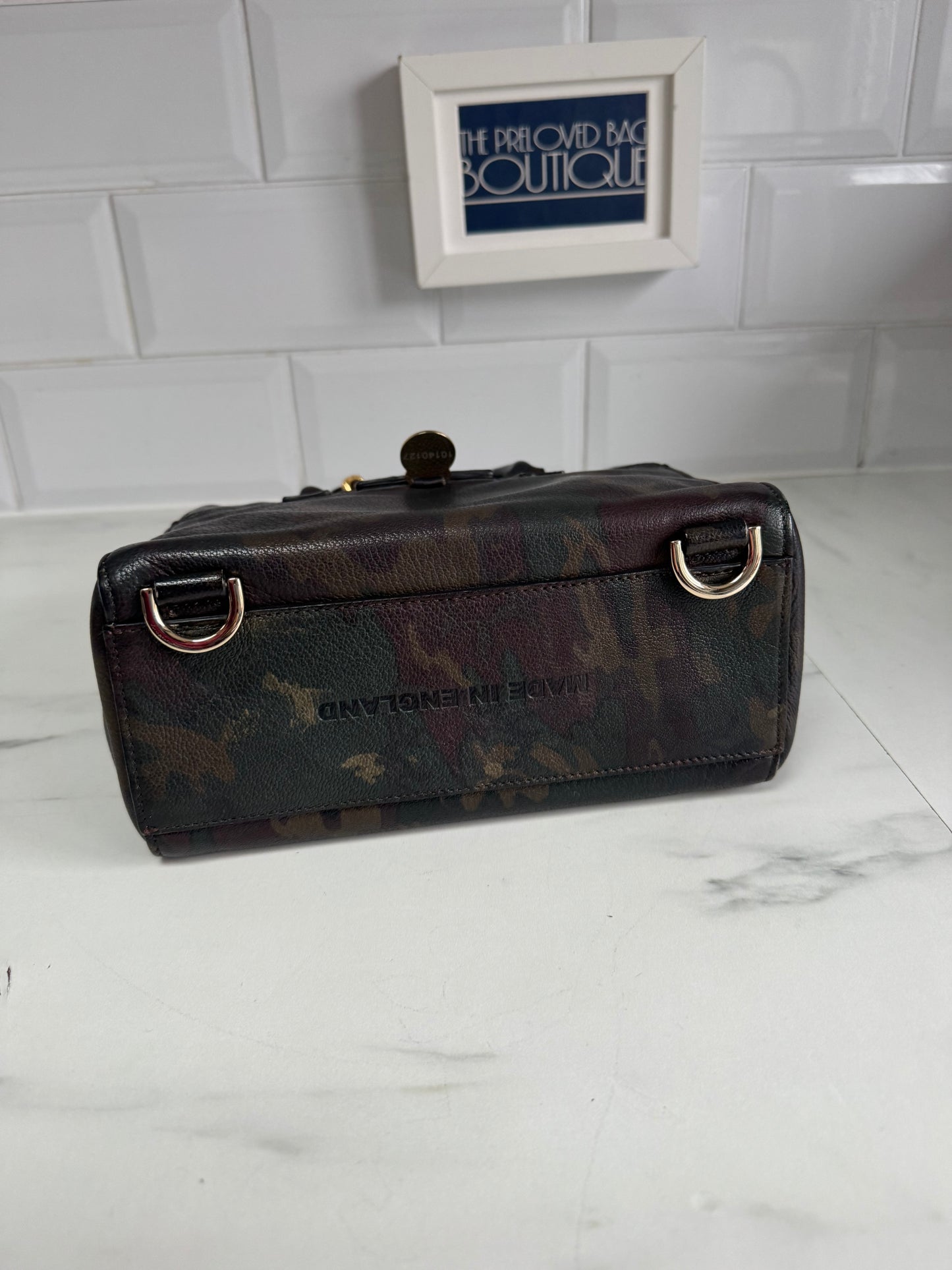 Mulberry Cara Delevigne Limited Edition Mini Backpack - khaki Green Camouflage