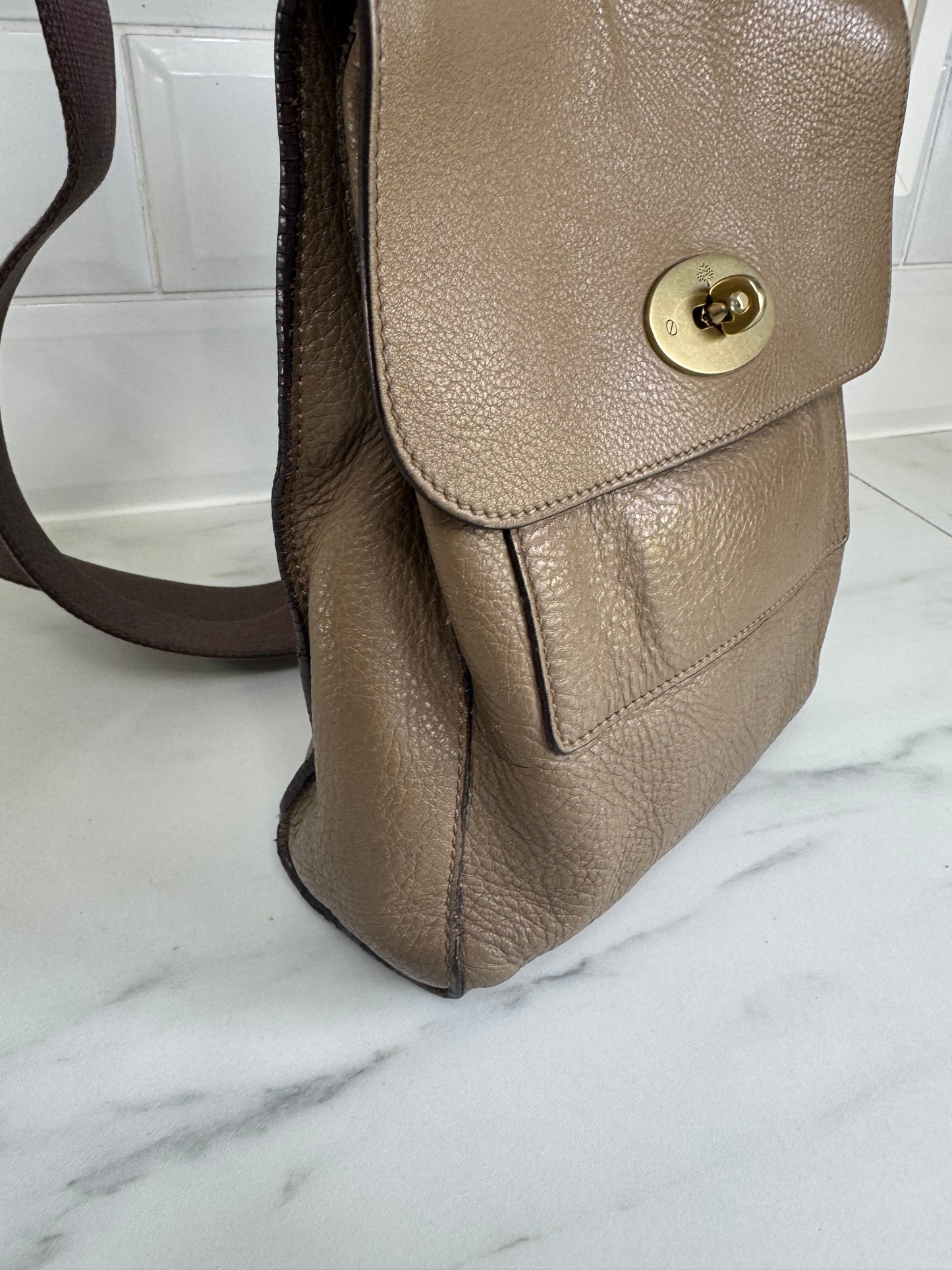 Mulberry Small Antony - Taupe