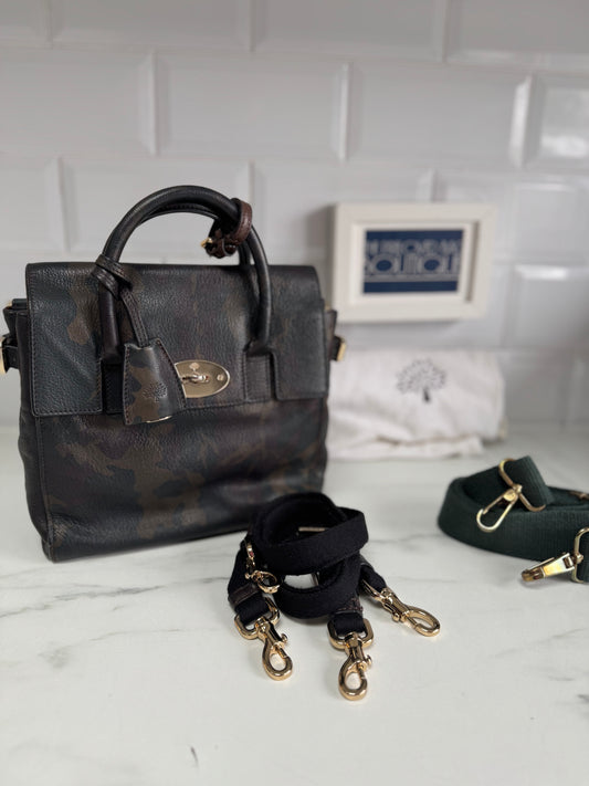 Mulberry Cara Delevigne Limited Edition Mini Backpack - khaki Green Camouflage